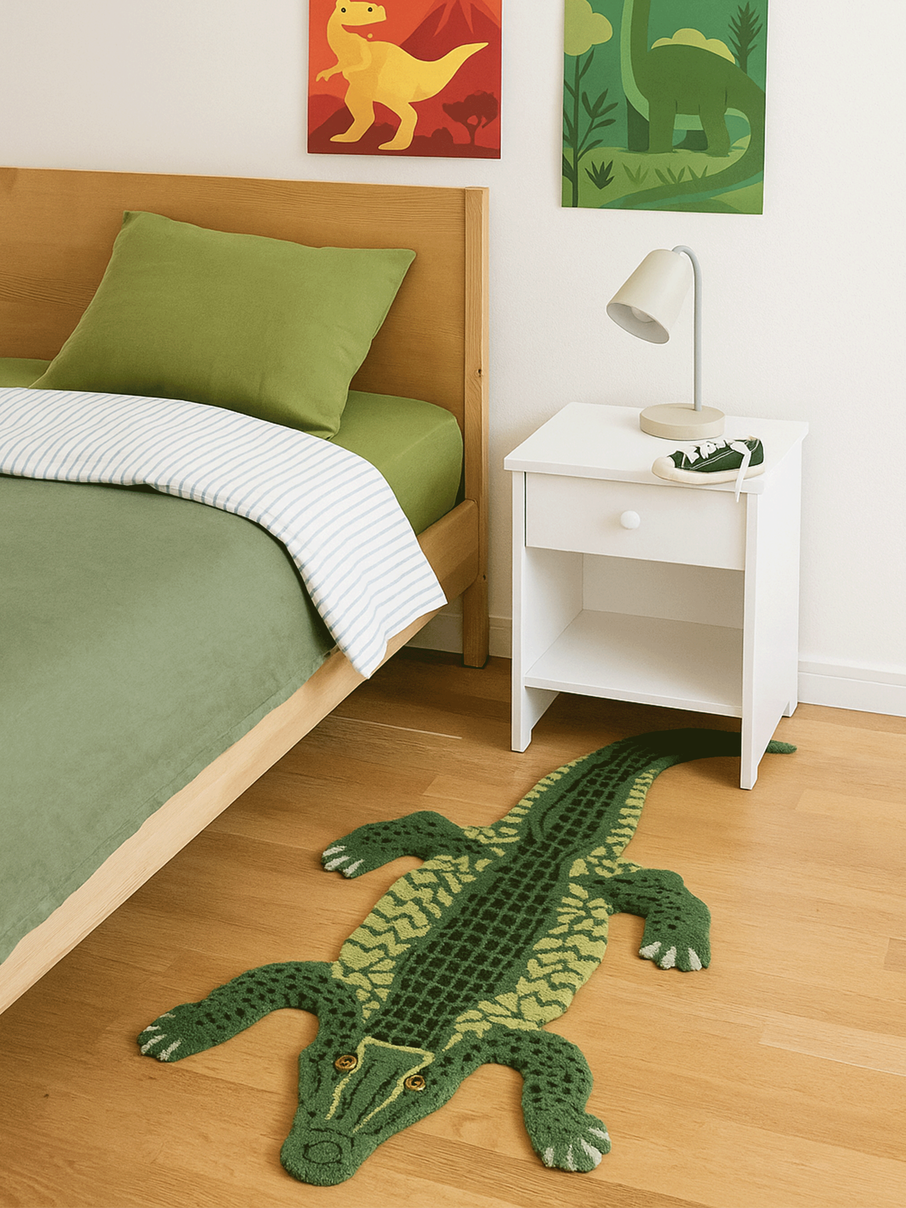Crocodile flat Custom Rug