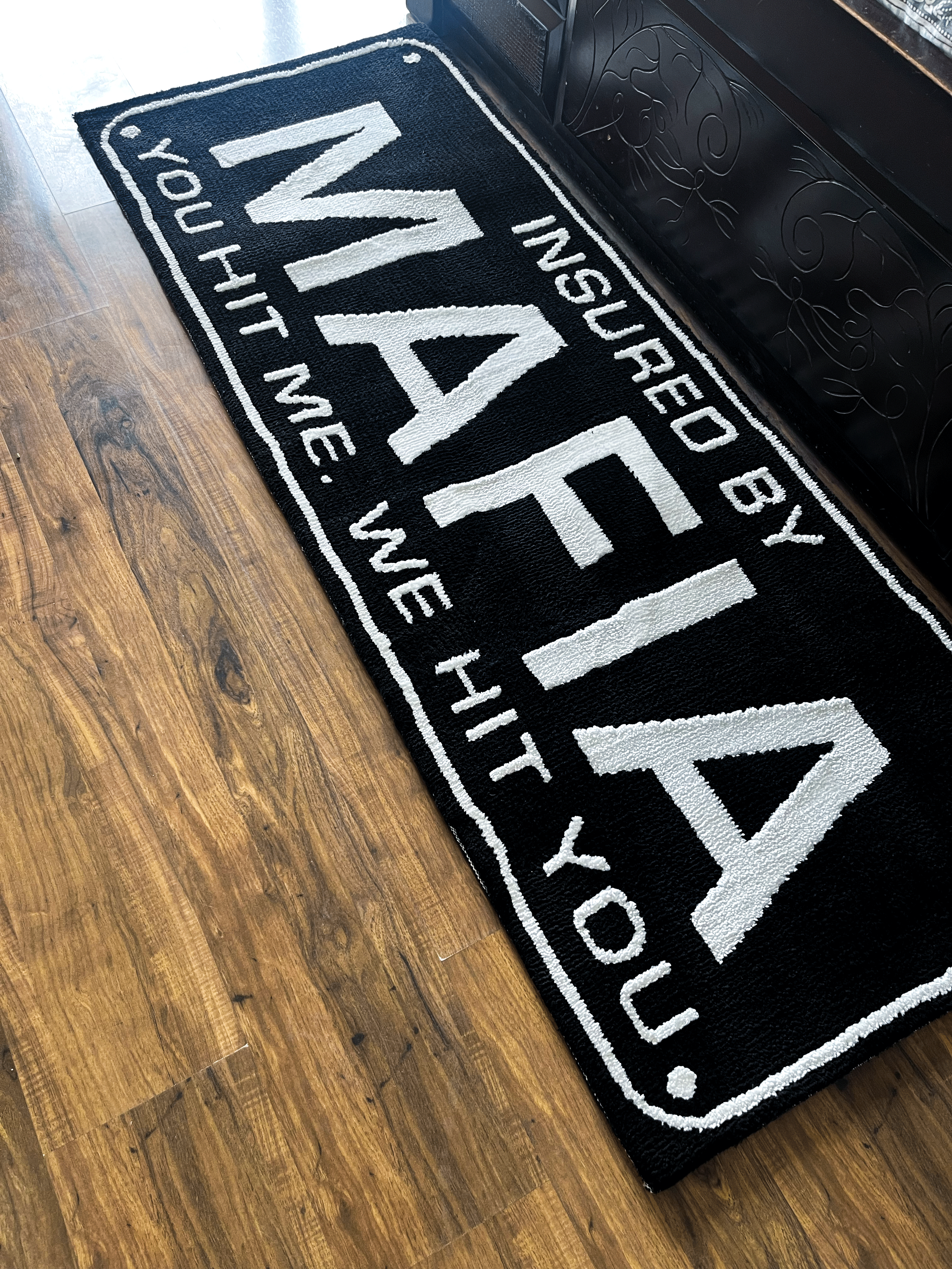 Mafia Machine Made Custom Rug