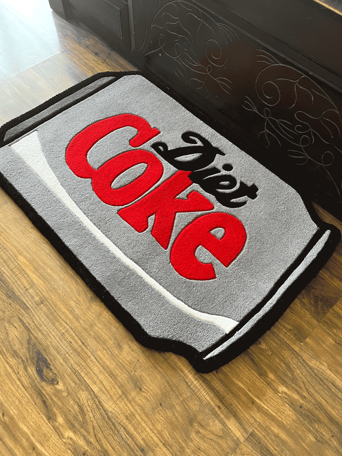 Diet Cola Can Hand Tufted Custom Rug
