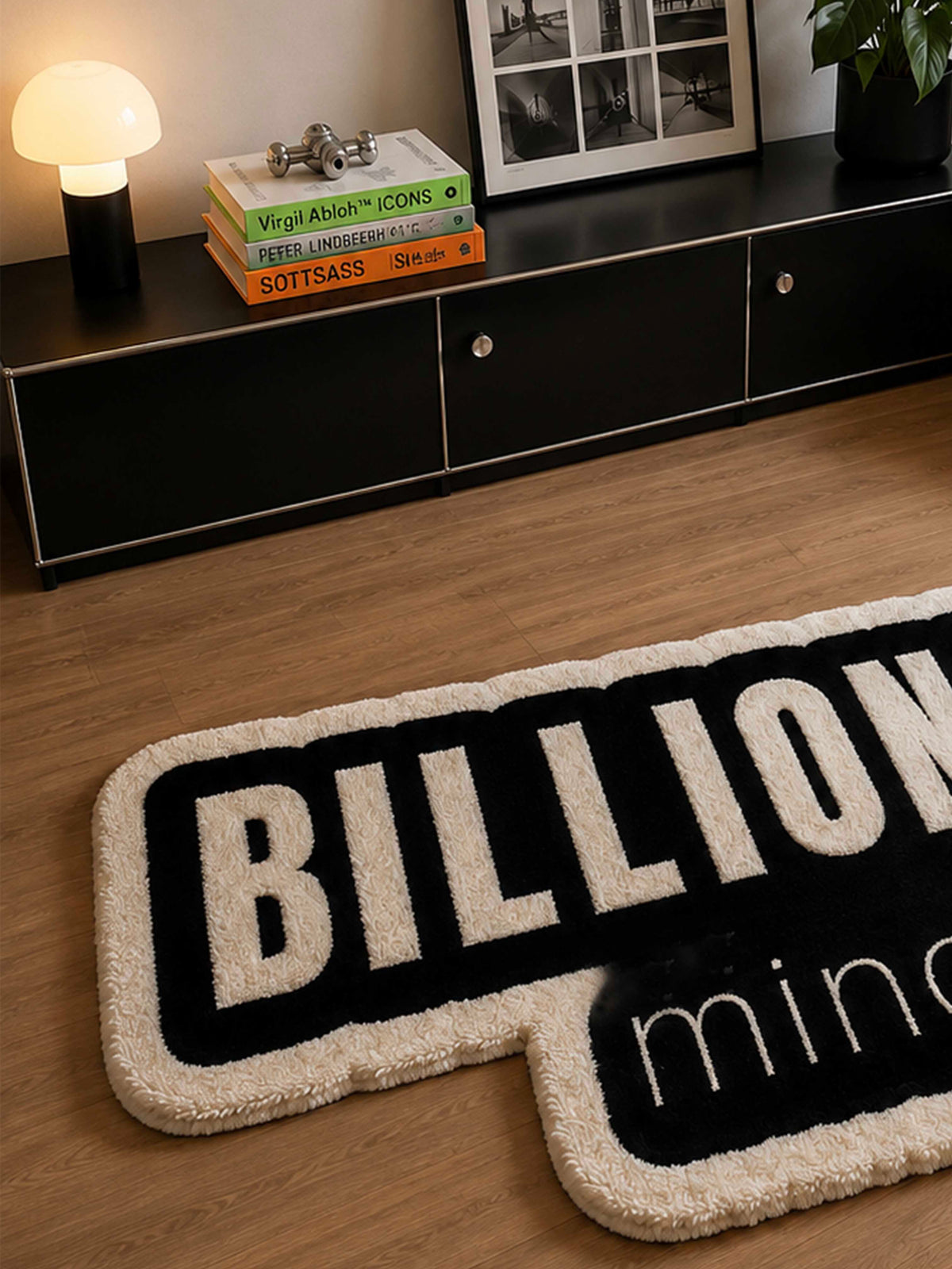 Billionaire mindset Hand tufted Rug