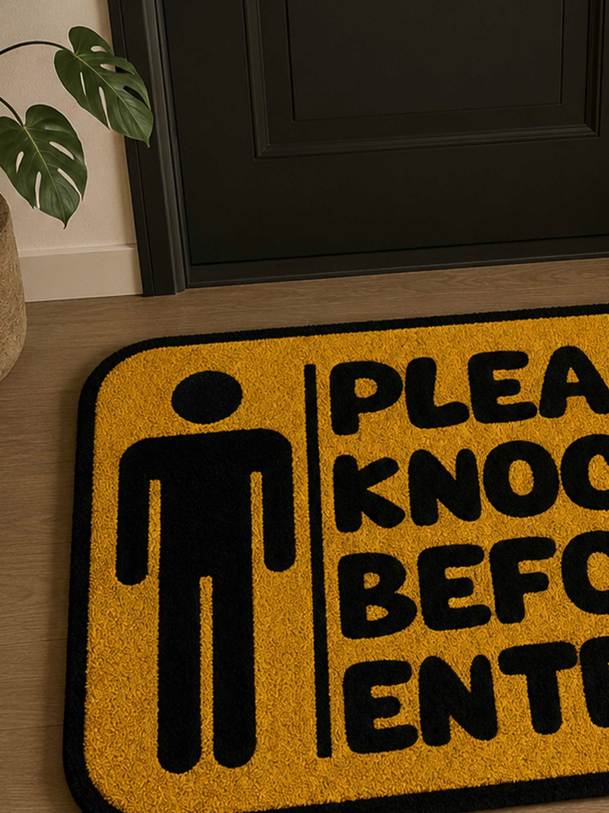 Please Knock Hand Tufted Rug