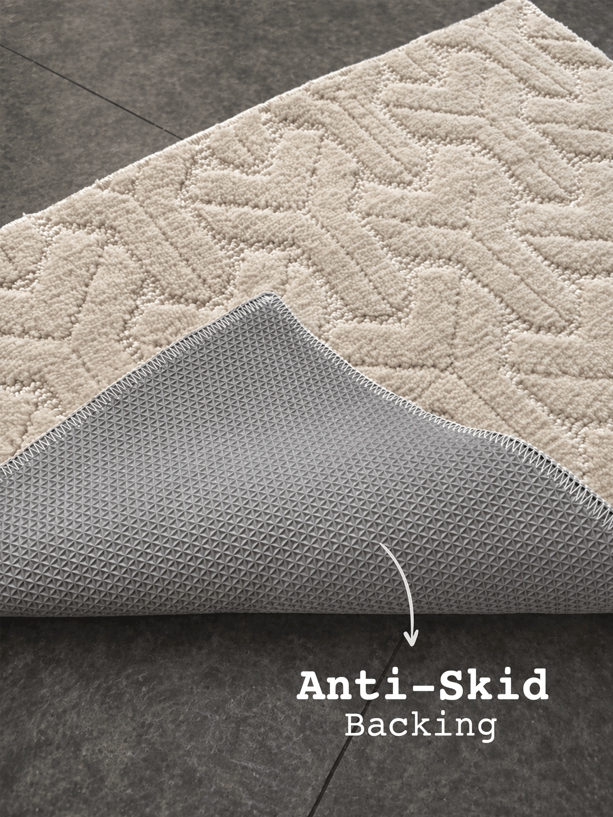 Cream Miracle Bath Custom Mat