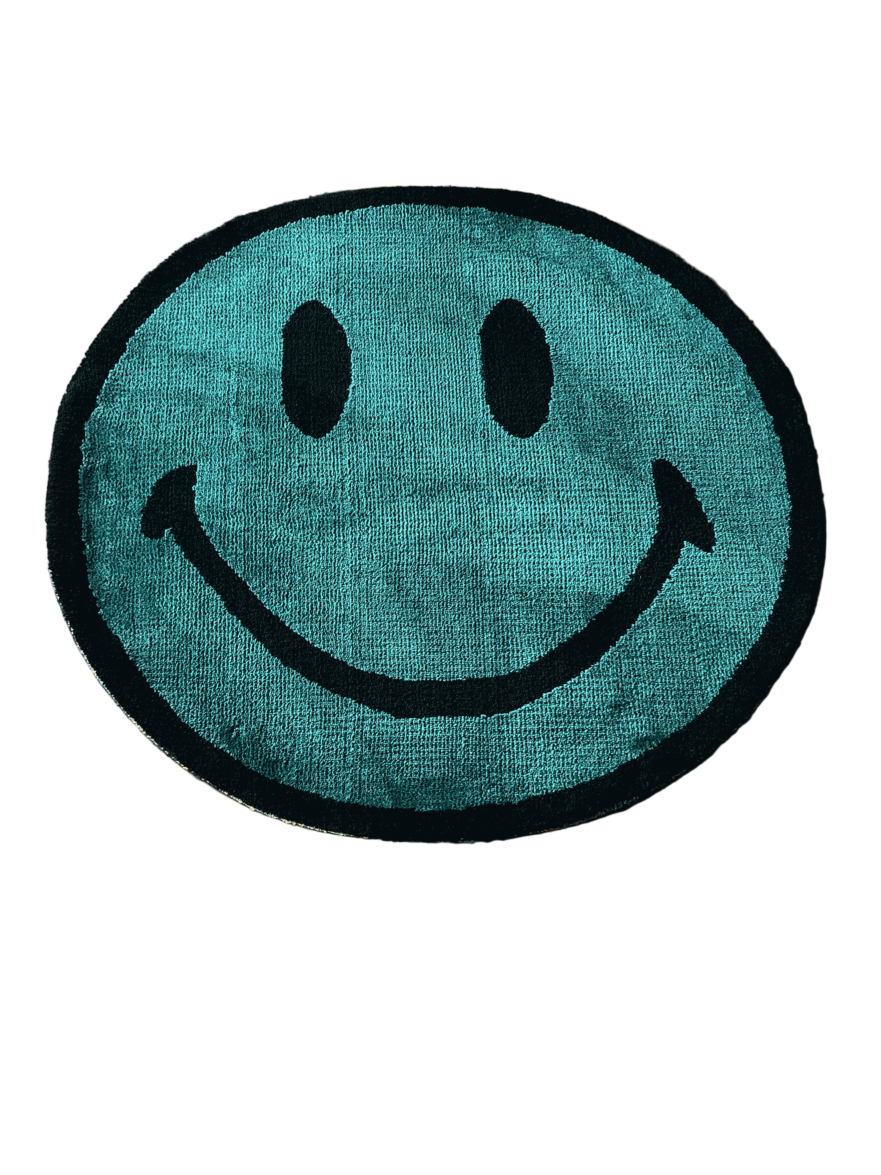 Green Smile Machine Tufted Custom Rug