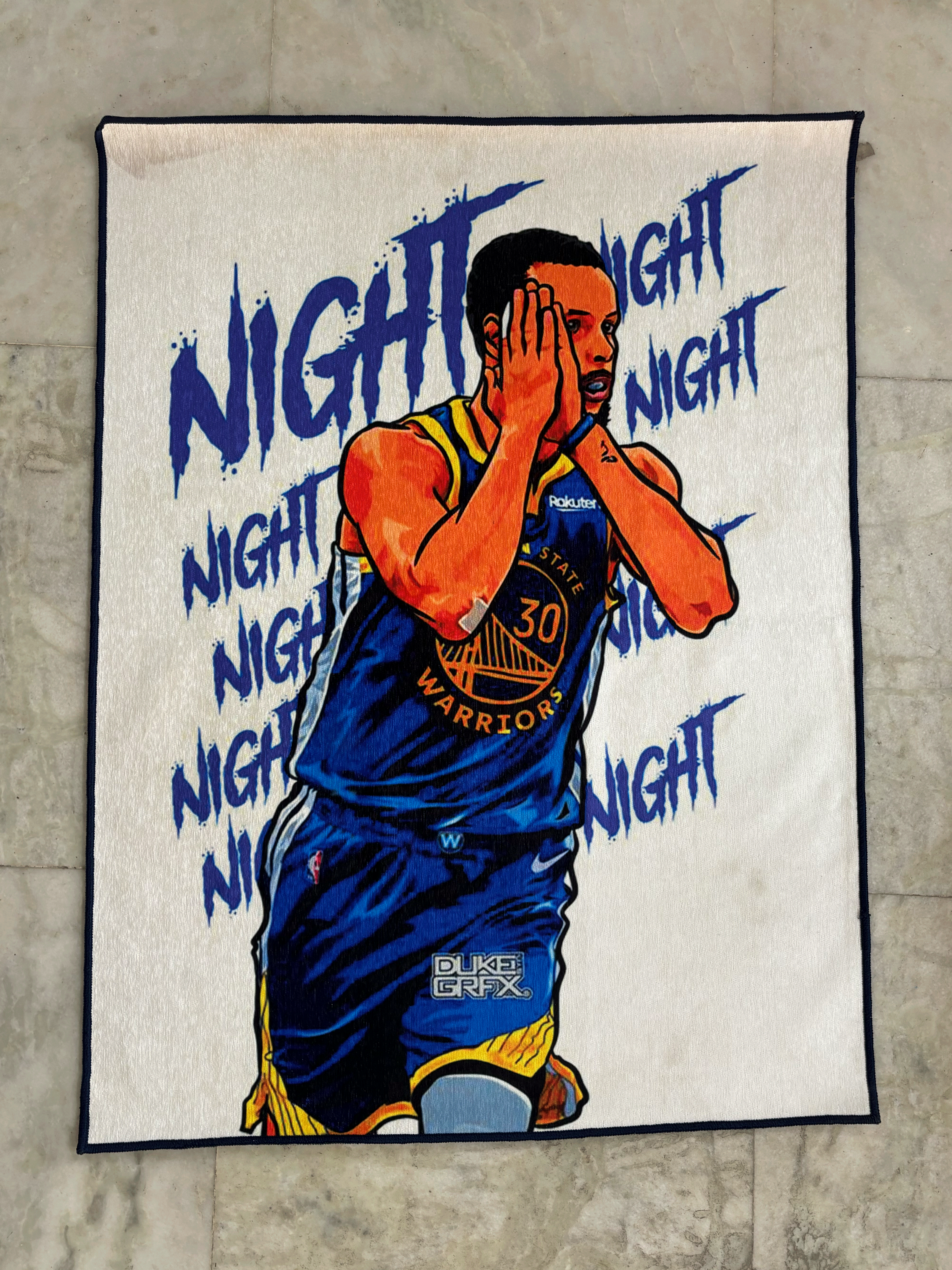 Stephen curry Washable Custom Rug