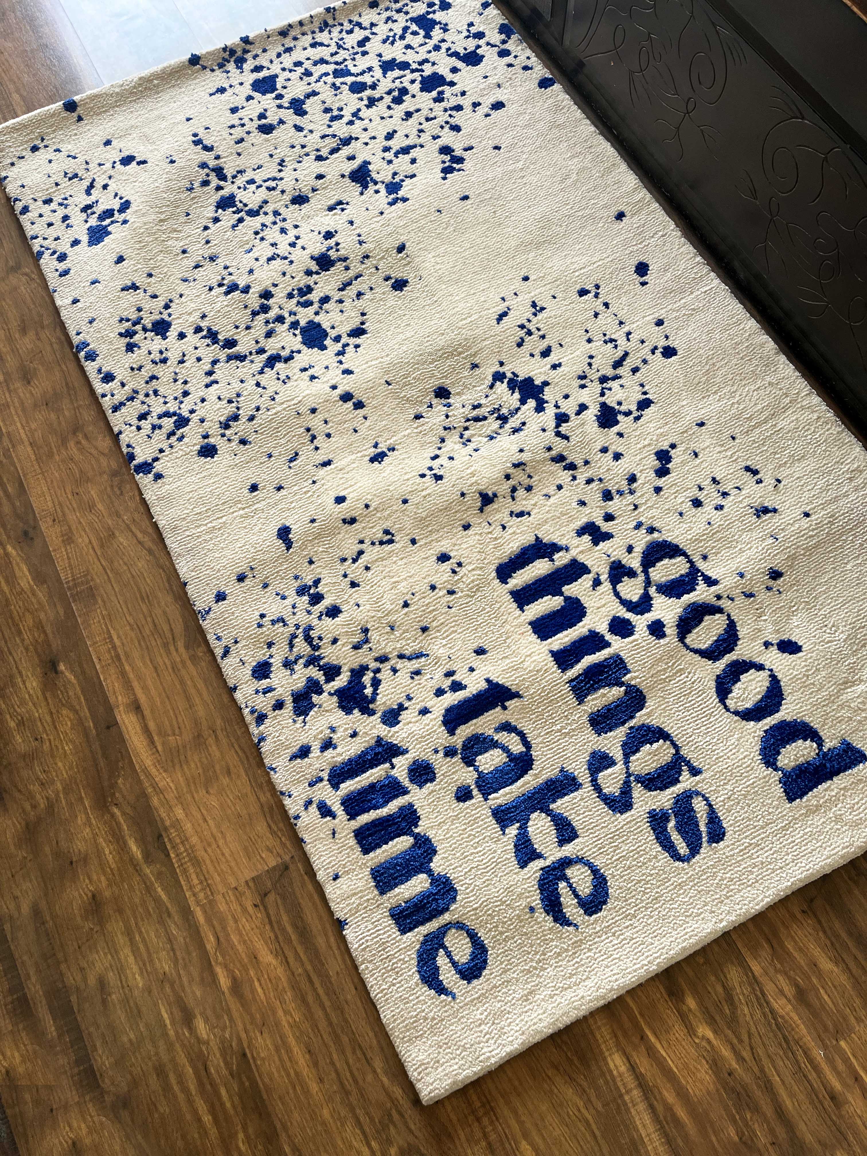 Good Things Take time Machine Made Custom Rug