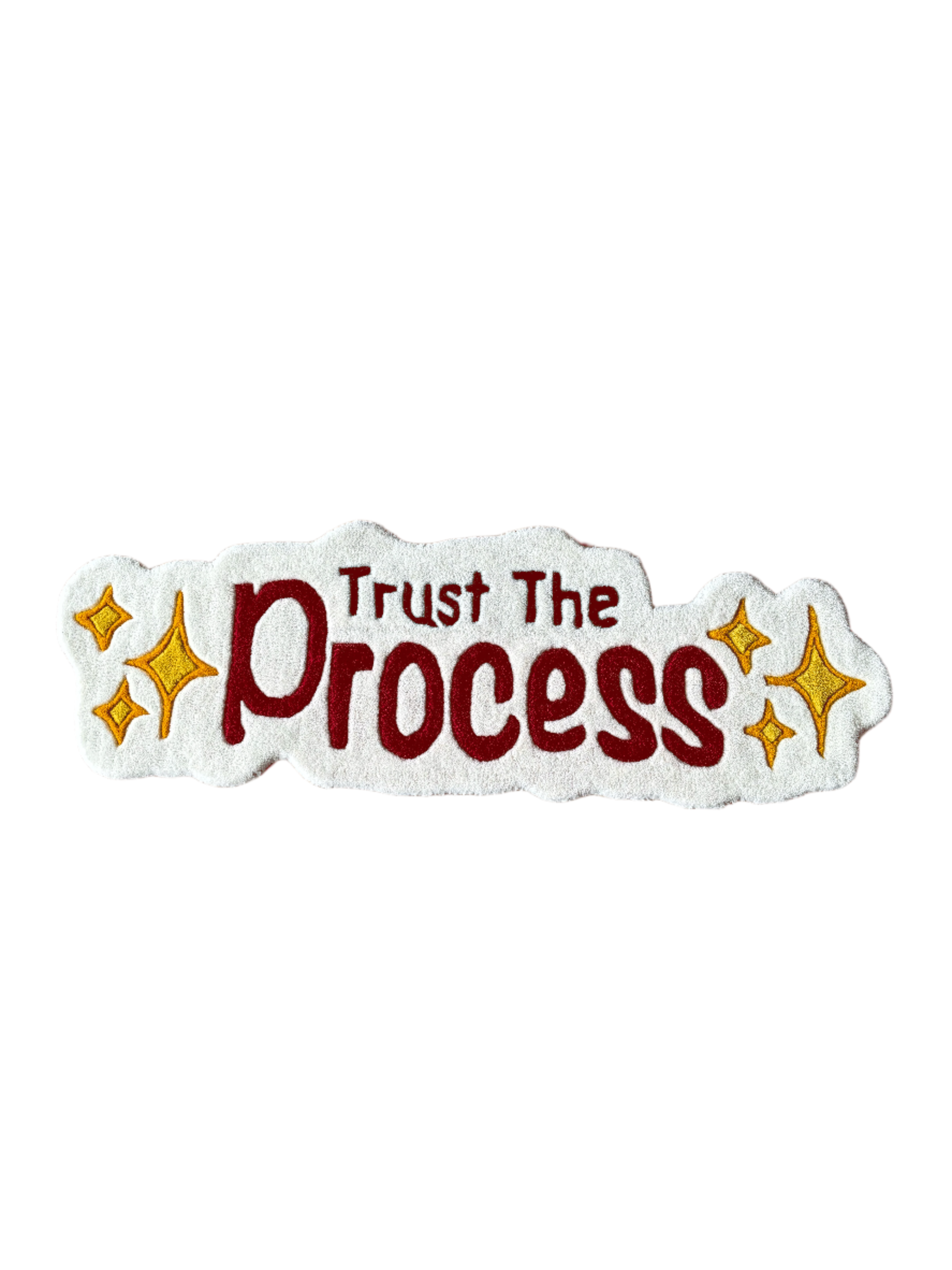 Trust The Process Hand tufted Custom Rug
