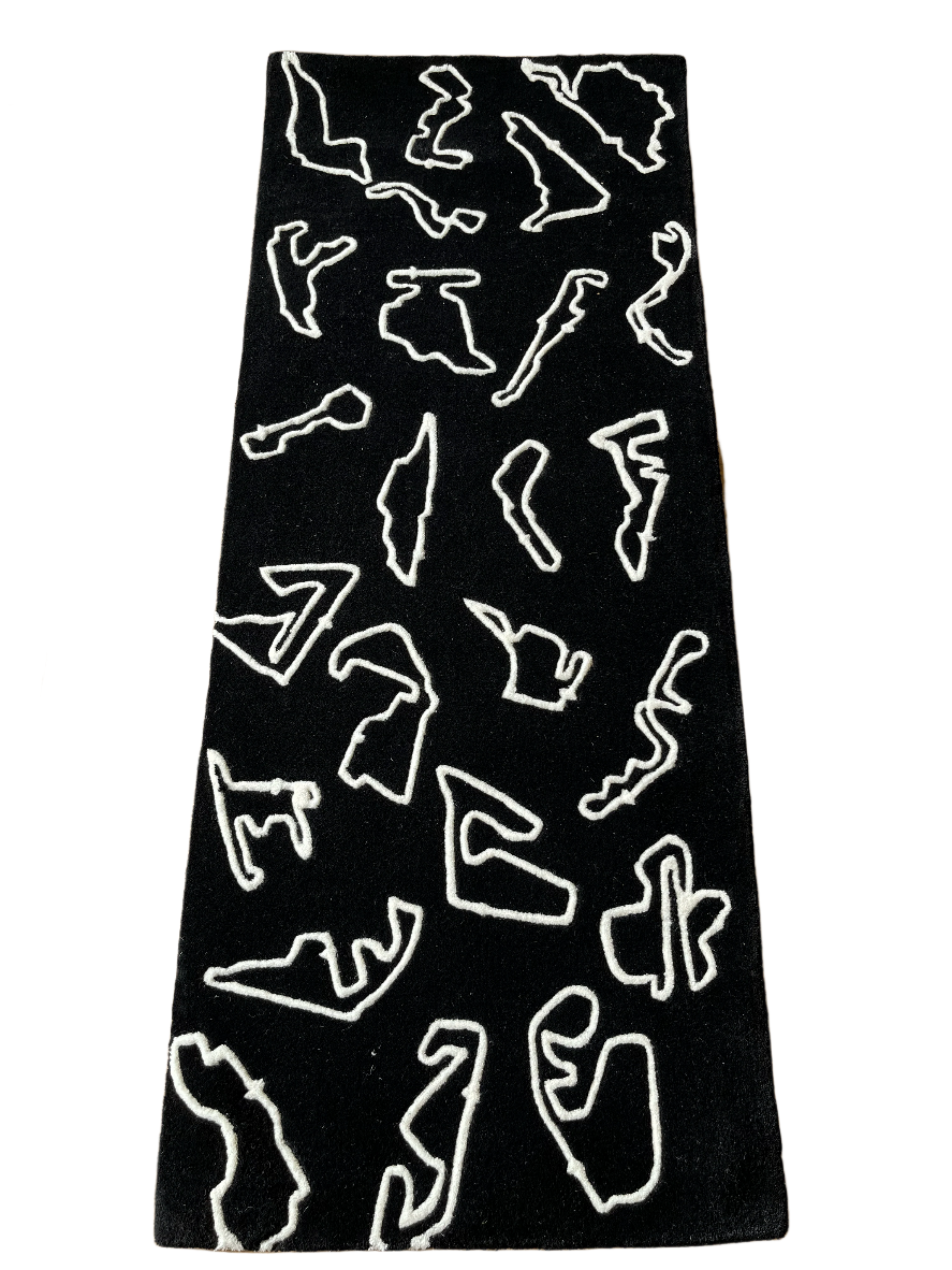 F1 Racing Circuits around the Globe Custom Rug