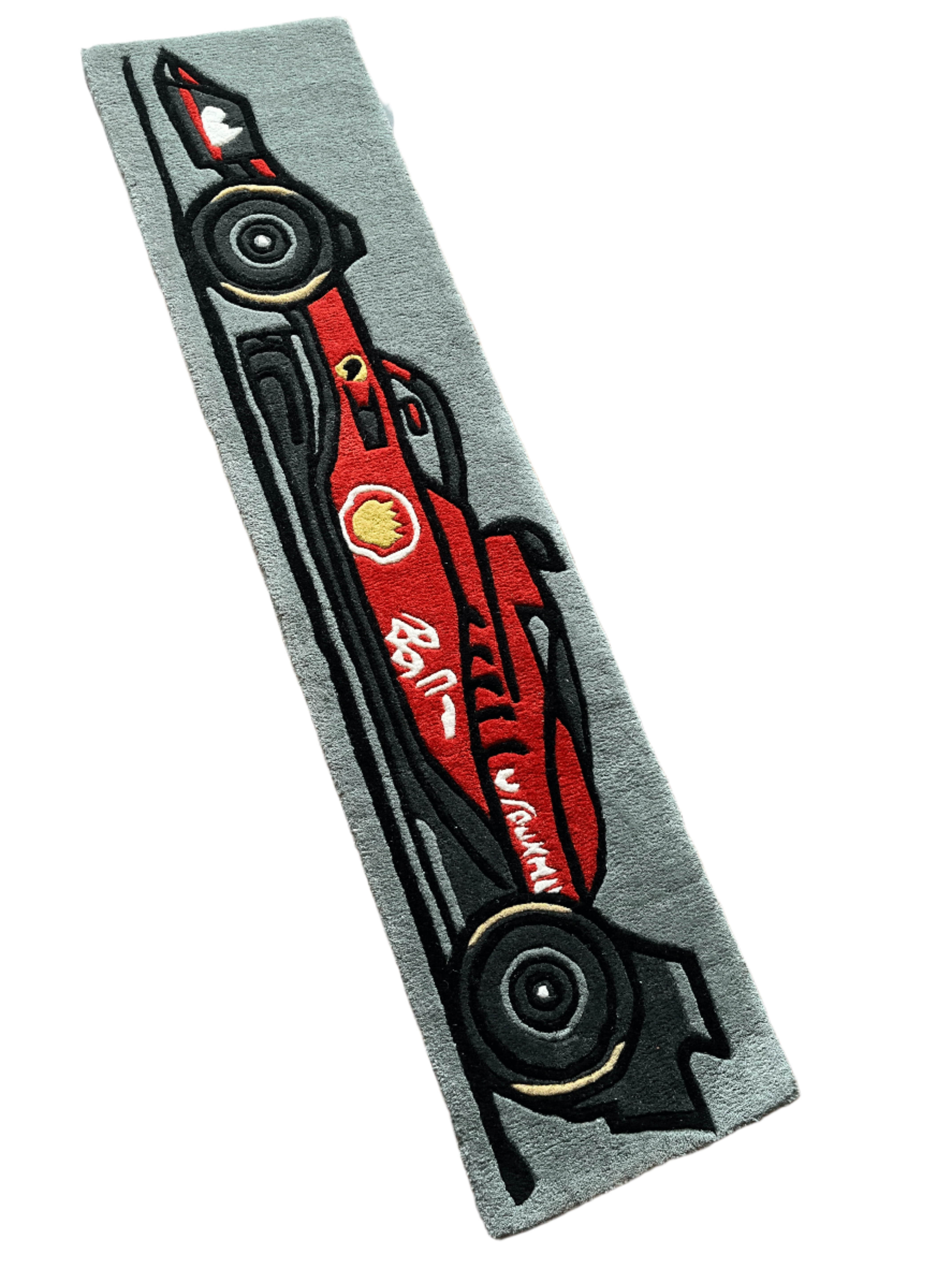 RED F1 Car Custom Rug
