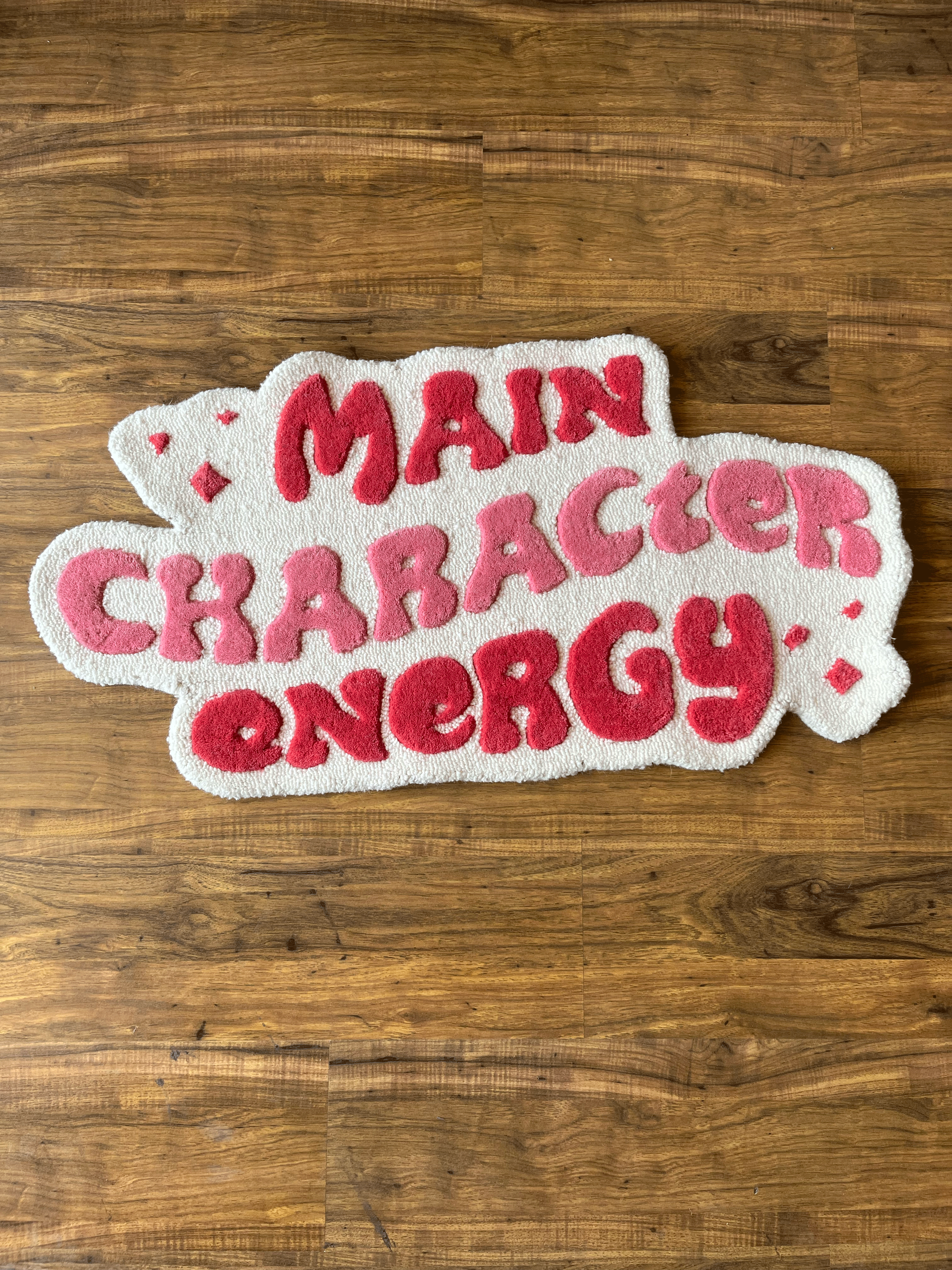 Main Character Energy Hand tufted Custom Rug