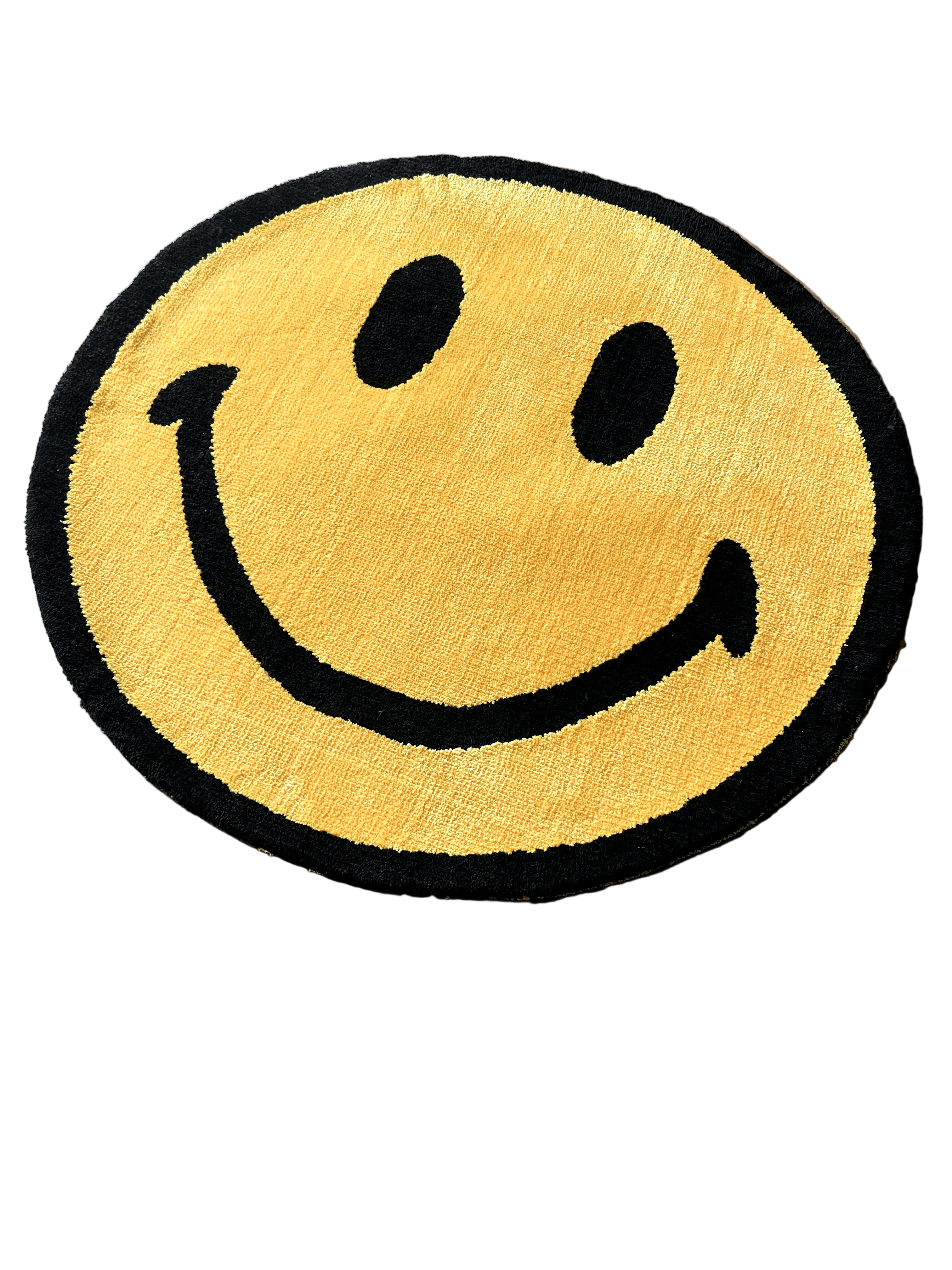 Yellow Smile Machine Tufted Custom Rug