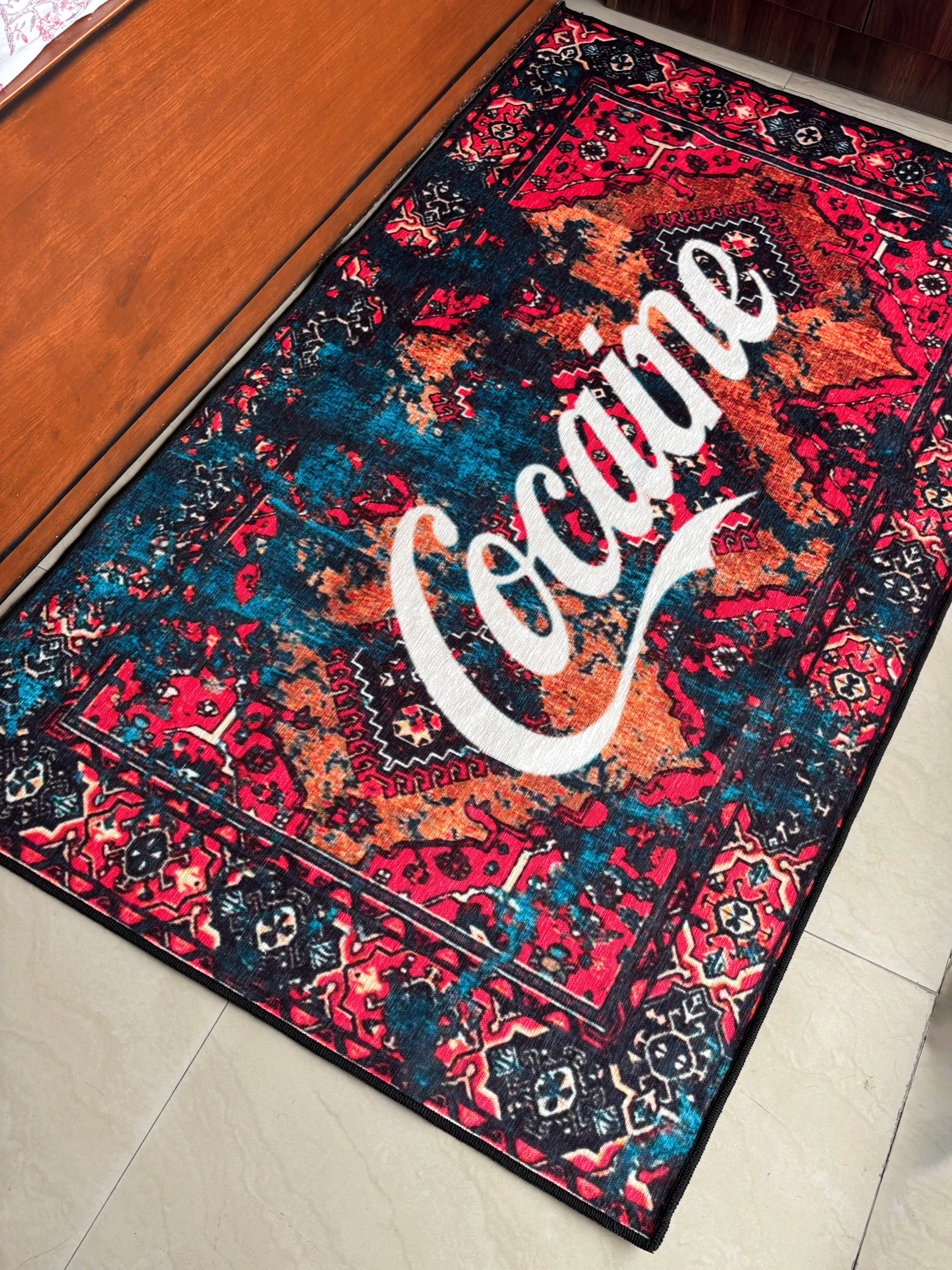 CulturalCool Design Washable Custom Rug