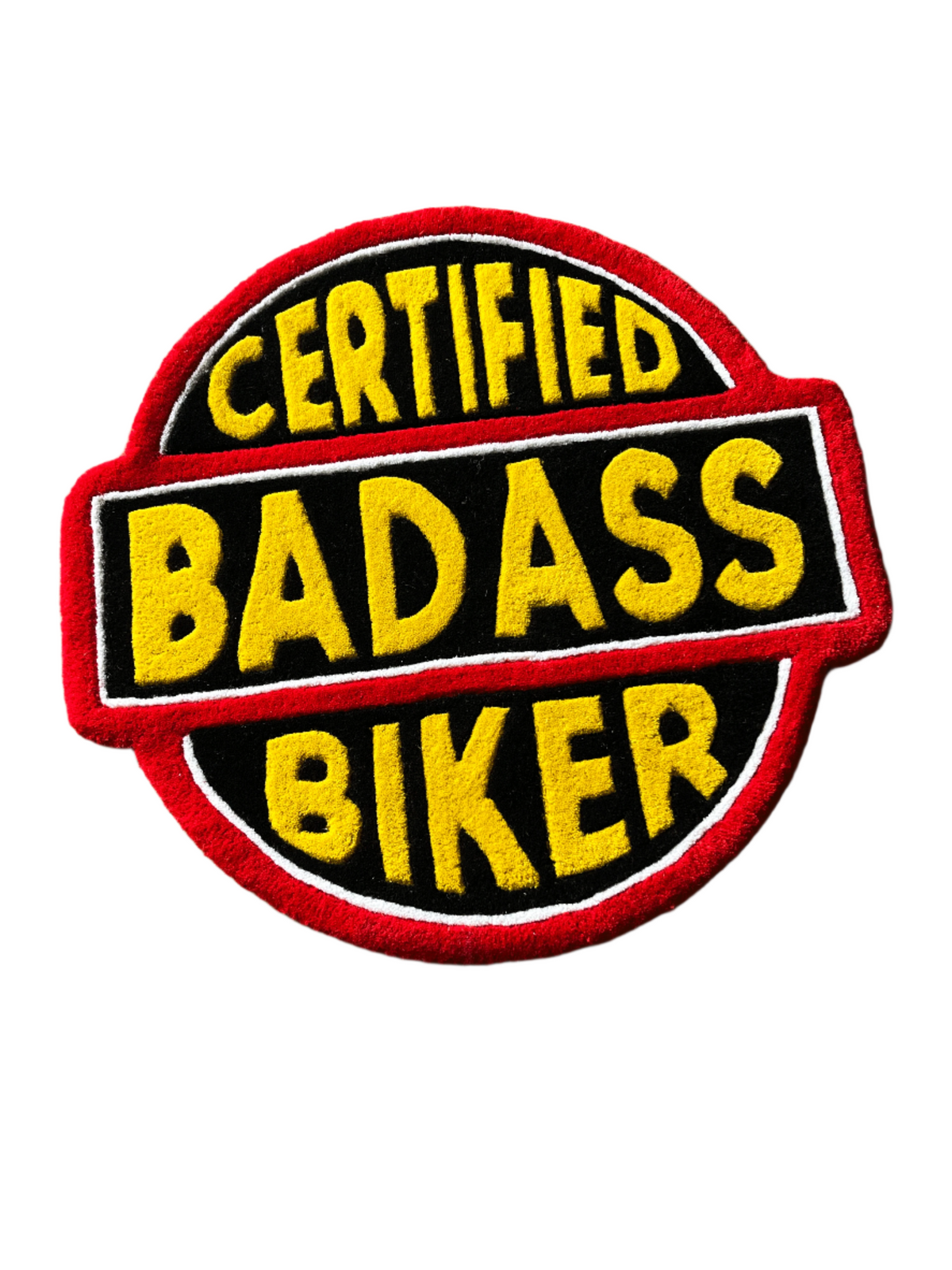 BadAss Biker Hand Tufted Custom Rug