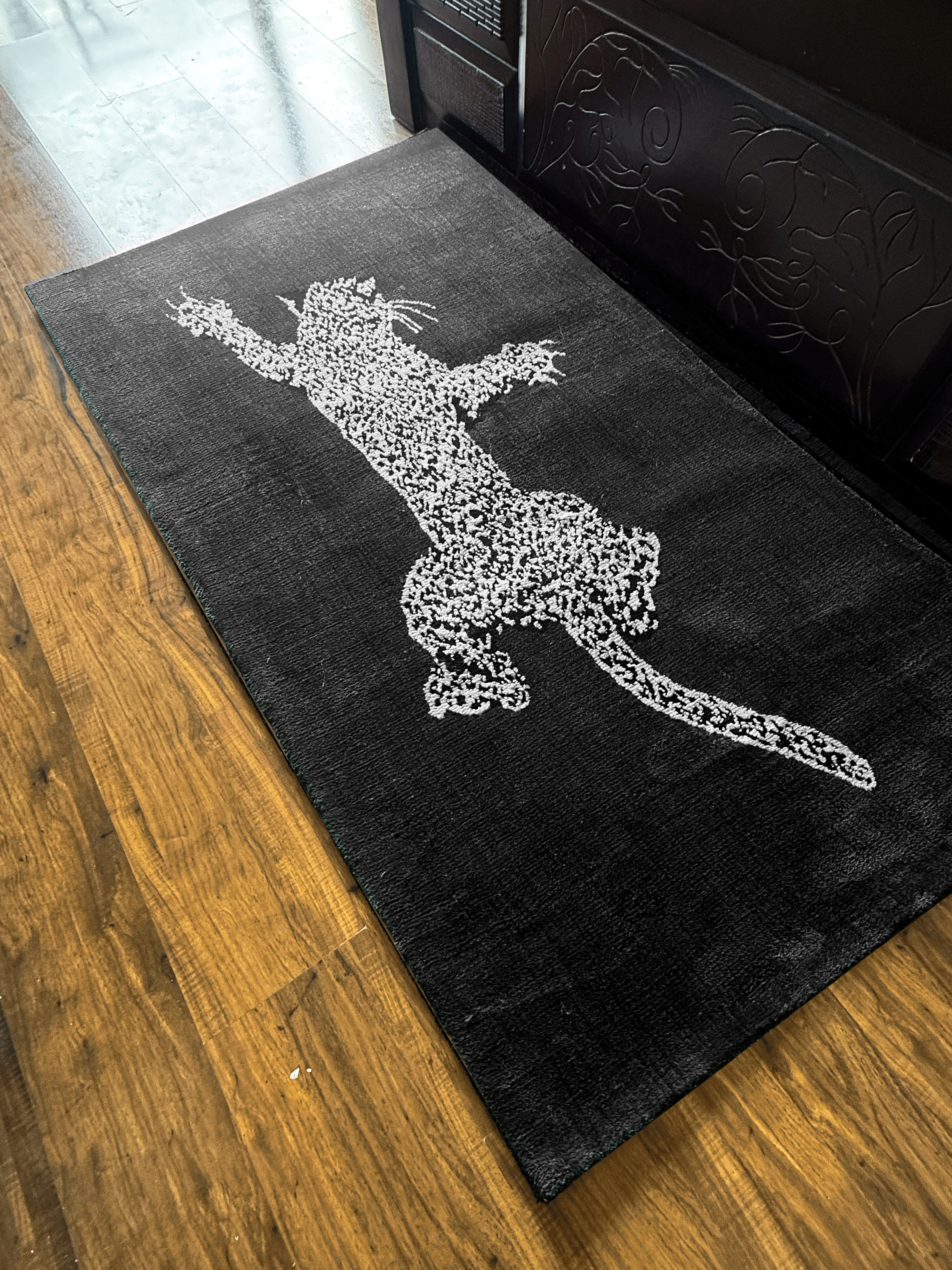 Tiger Machine Made Custom Rug