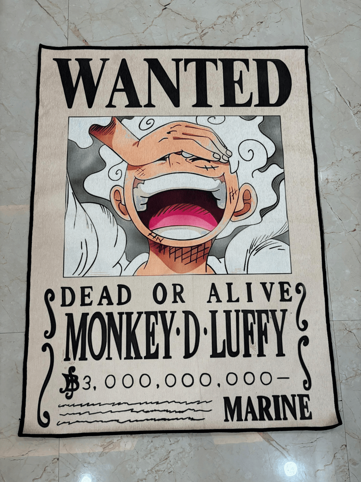 Gear 5 Wanted Printed Washable Rug