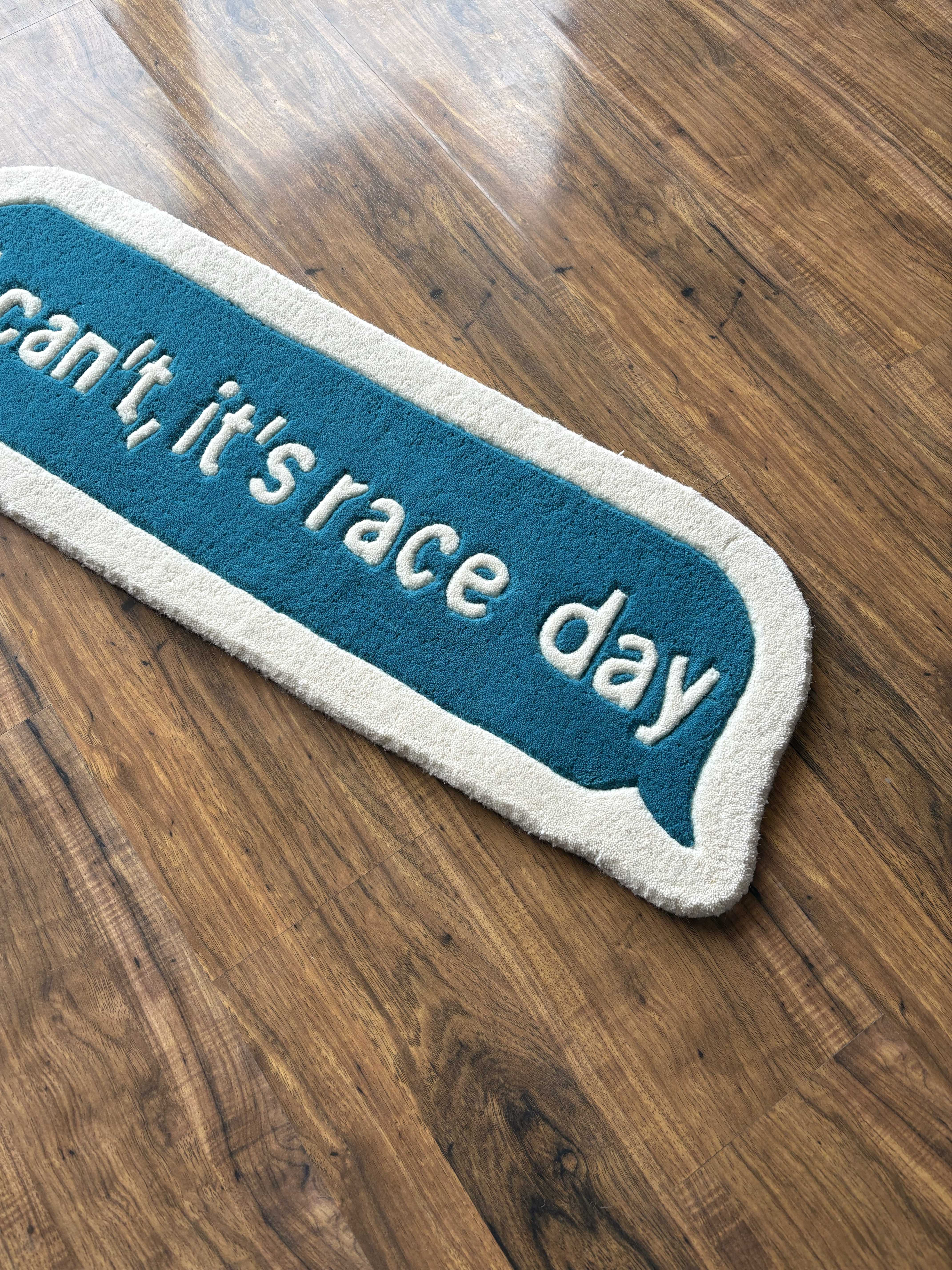 Its Race day F1 Hand tufted Custom Rug