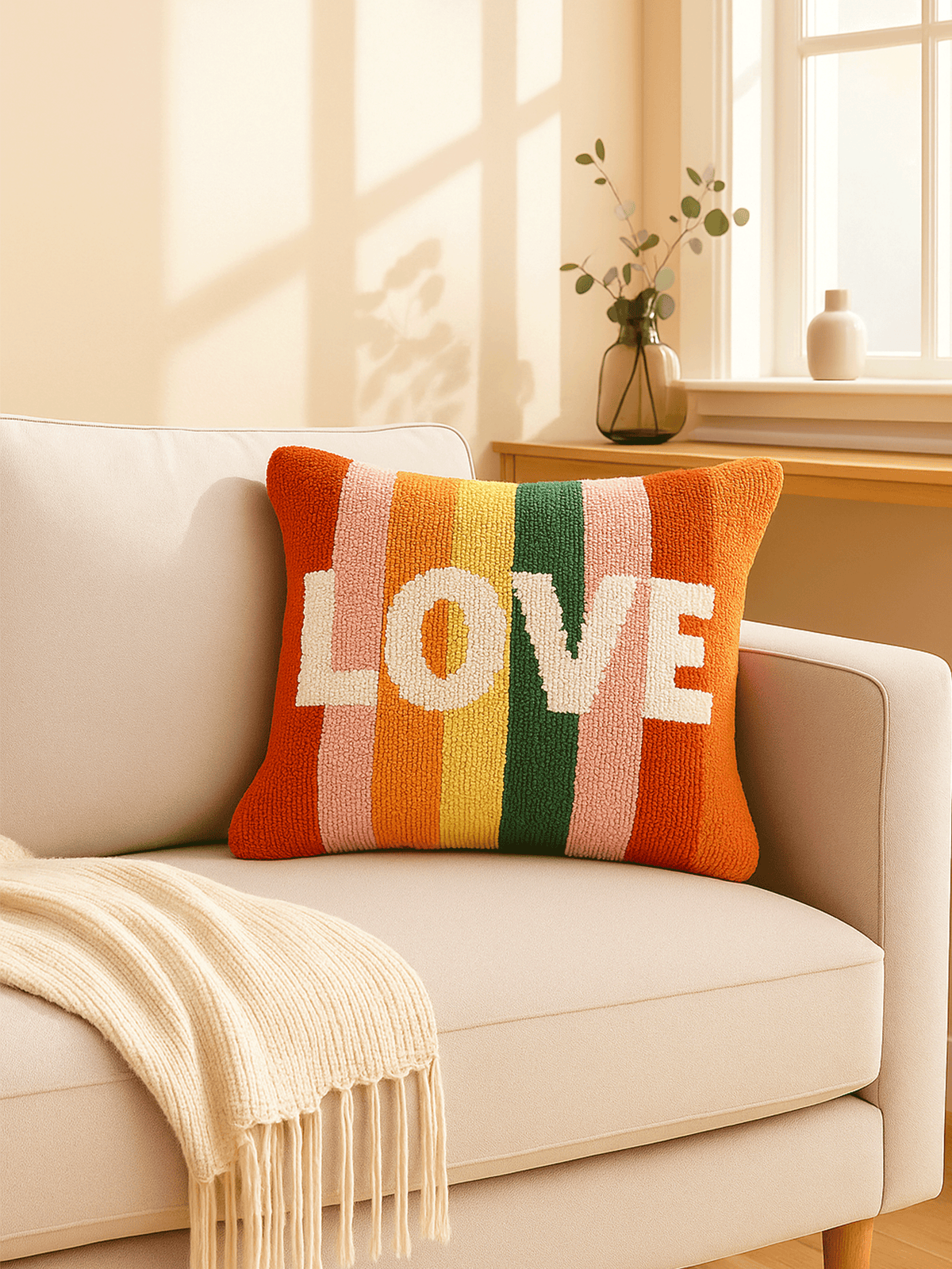 Love cushion cover