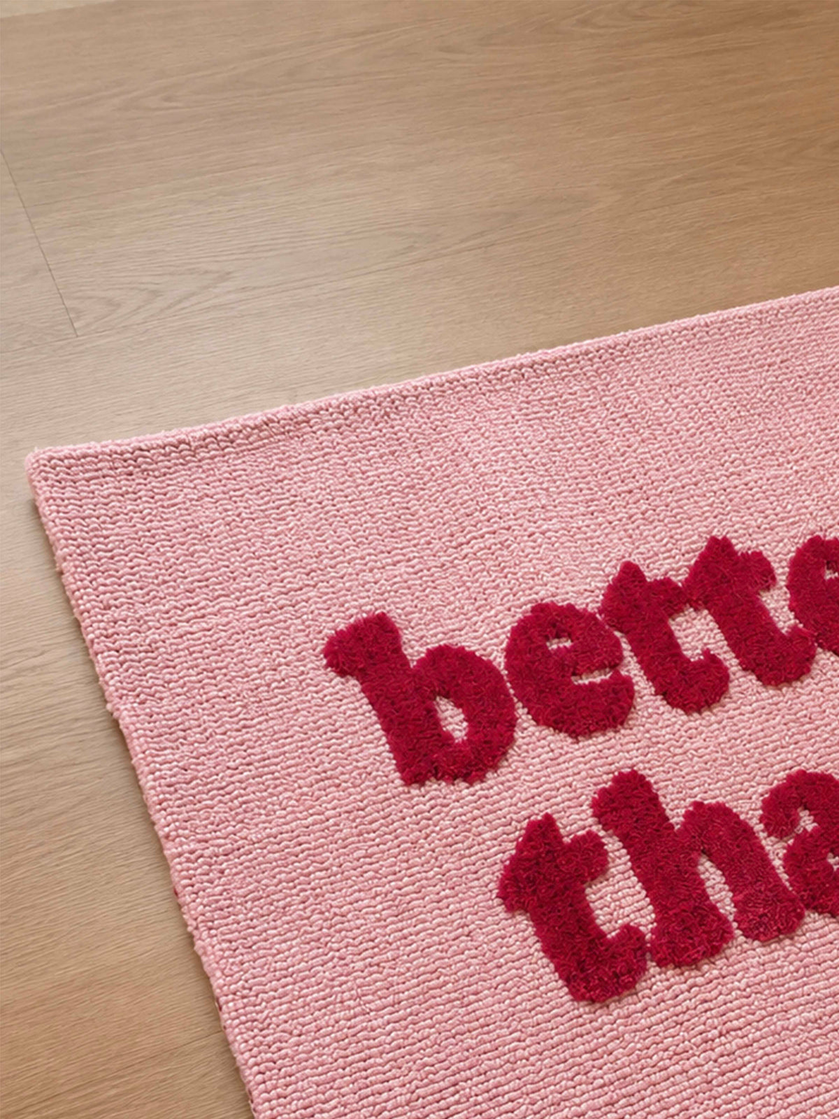 Better late than ugly machine made rug