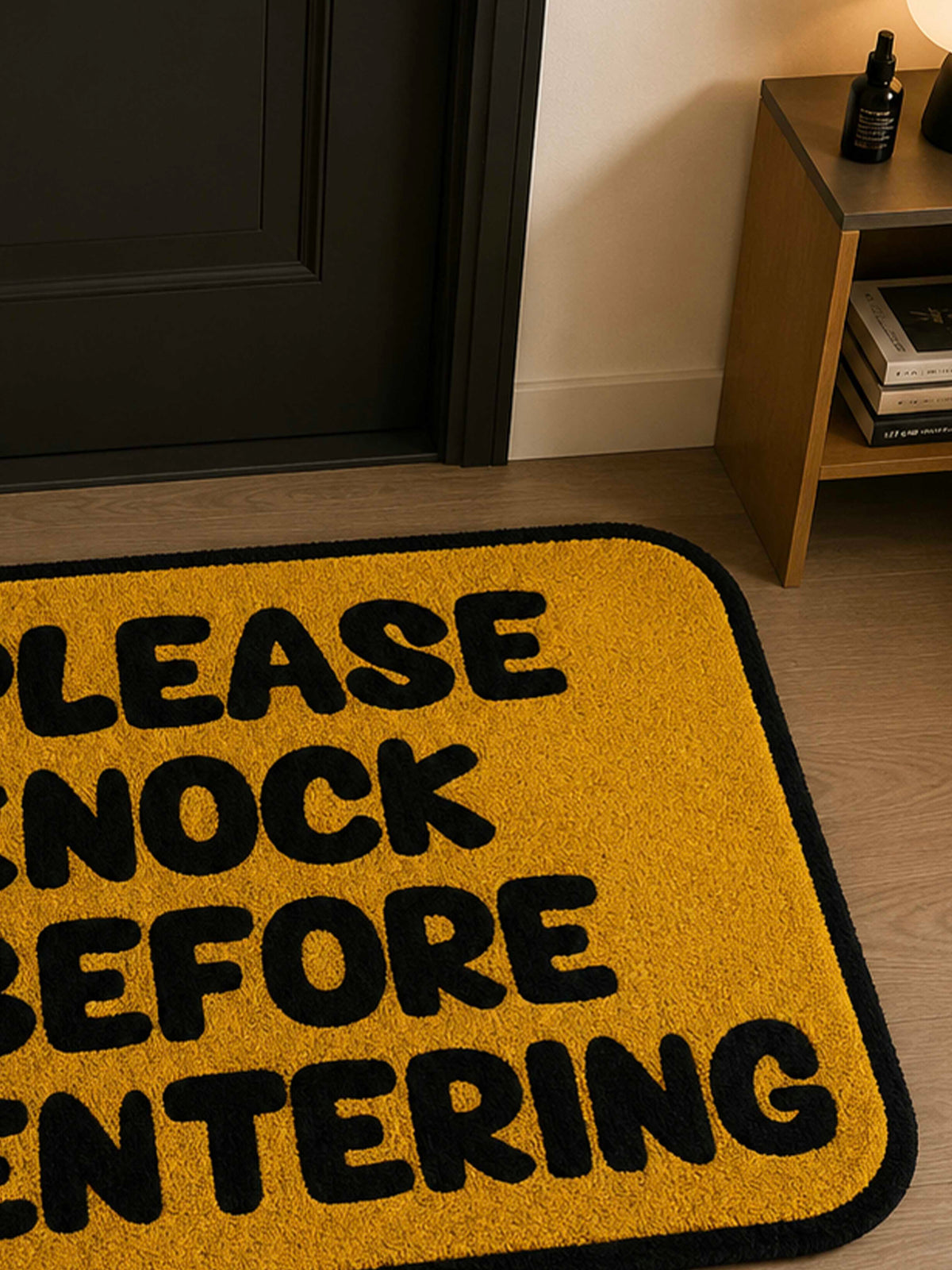 Please Knock Hand Tufted Rug