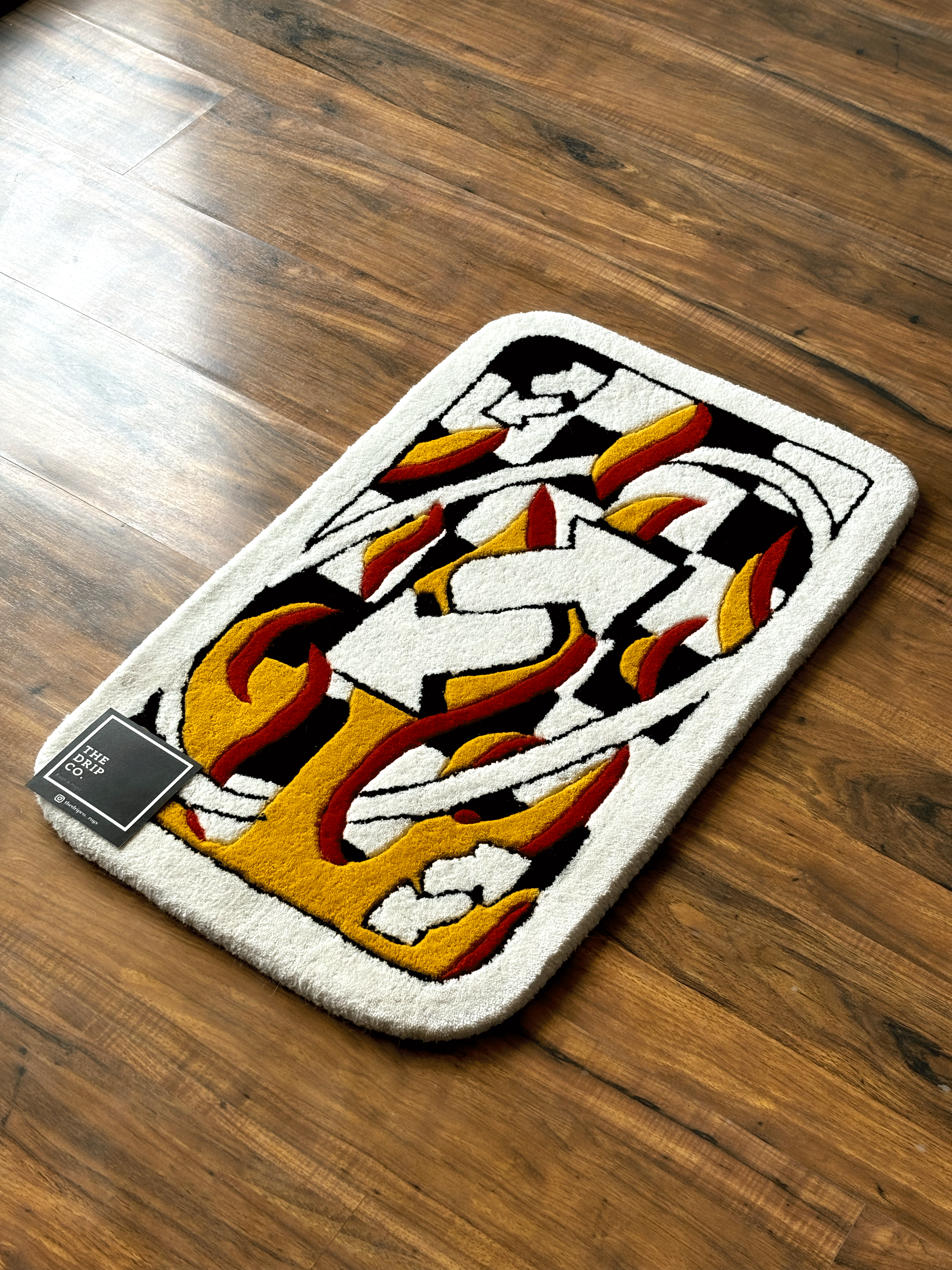 UNO fire Card Custom Rug