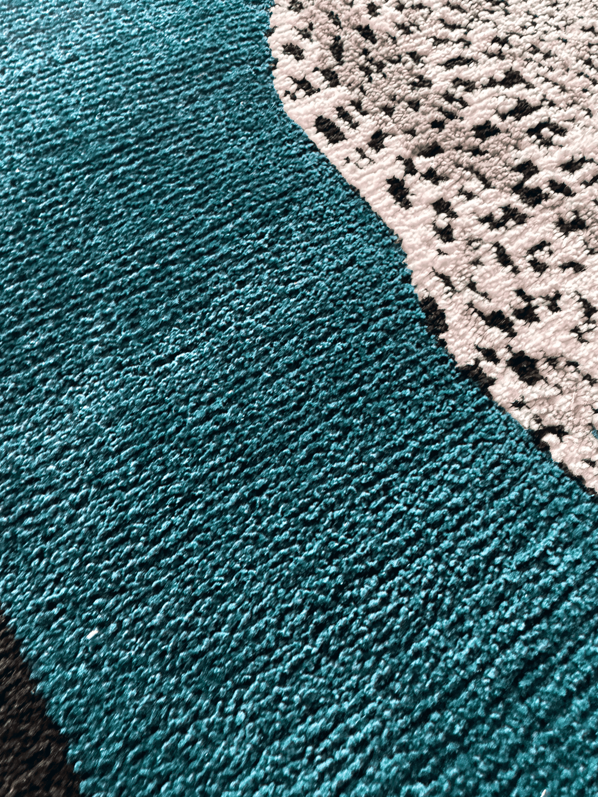 Royal White cheetah Machine Made Custom Rug