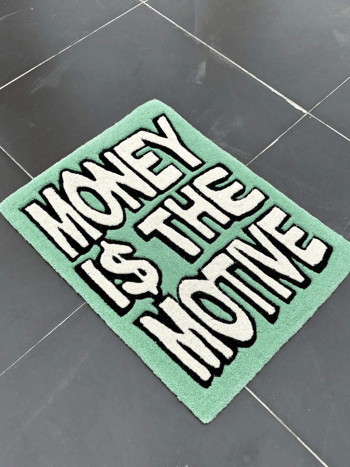 Money is the Motive Custom Rug