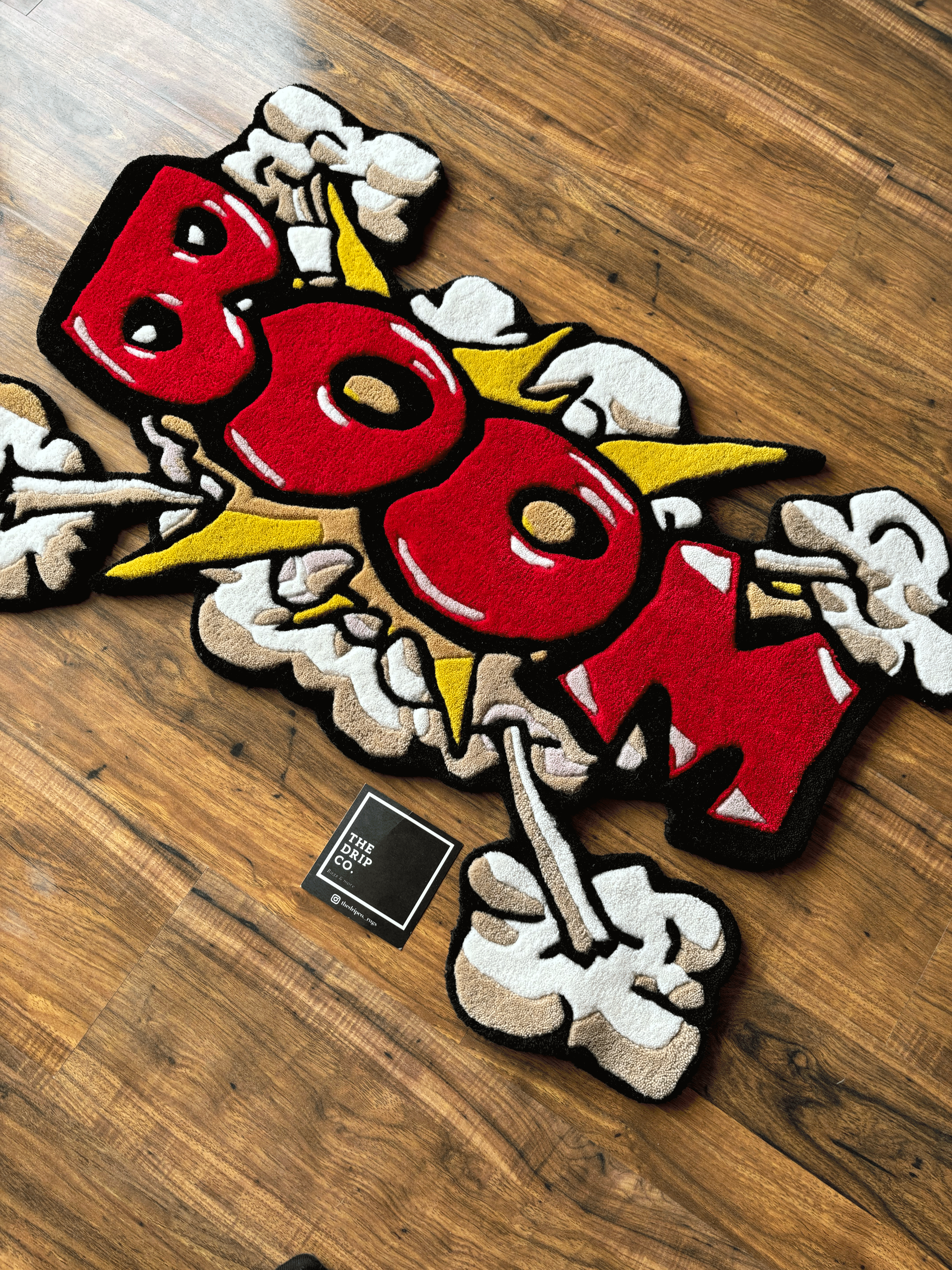 Boom Explosion Hand Tufted Custom Rug