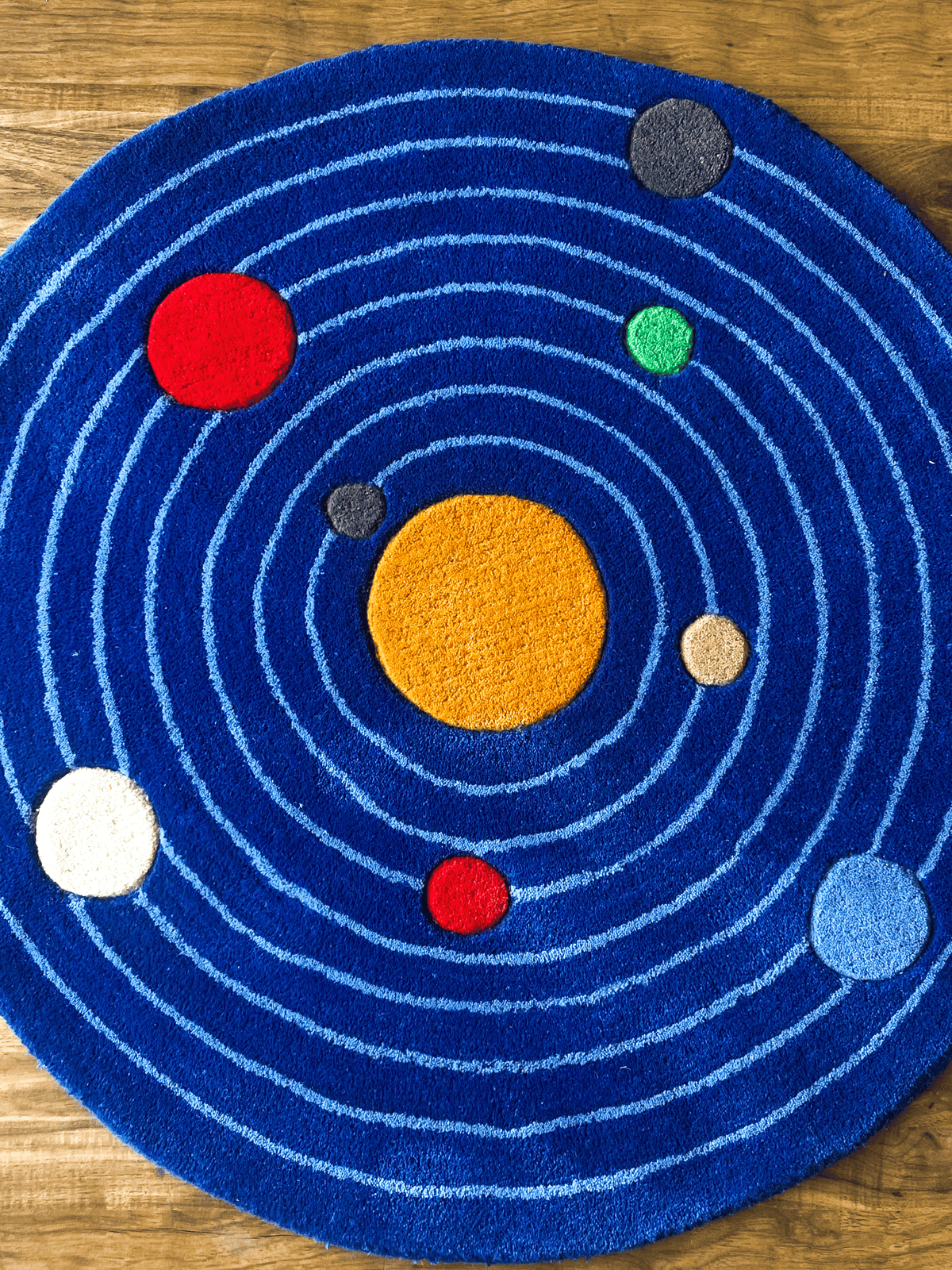 Solar System Hand Tufted Custom Rug by The Drip Co.