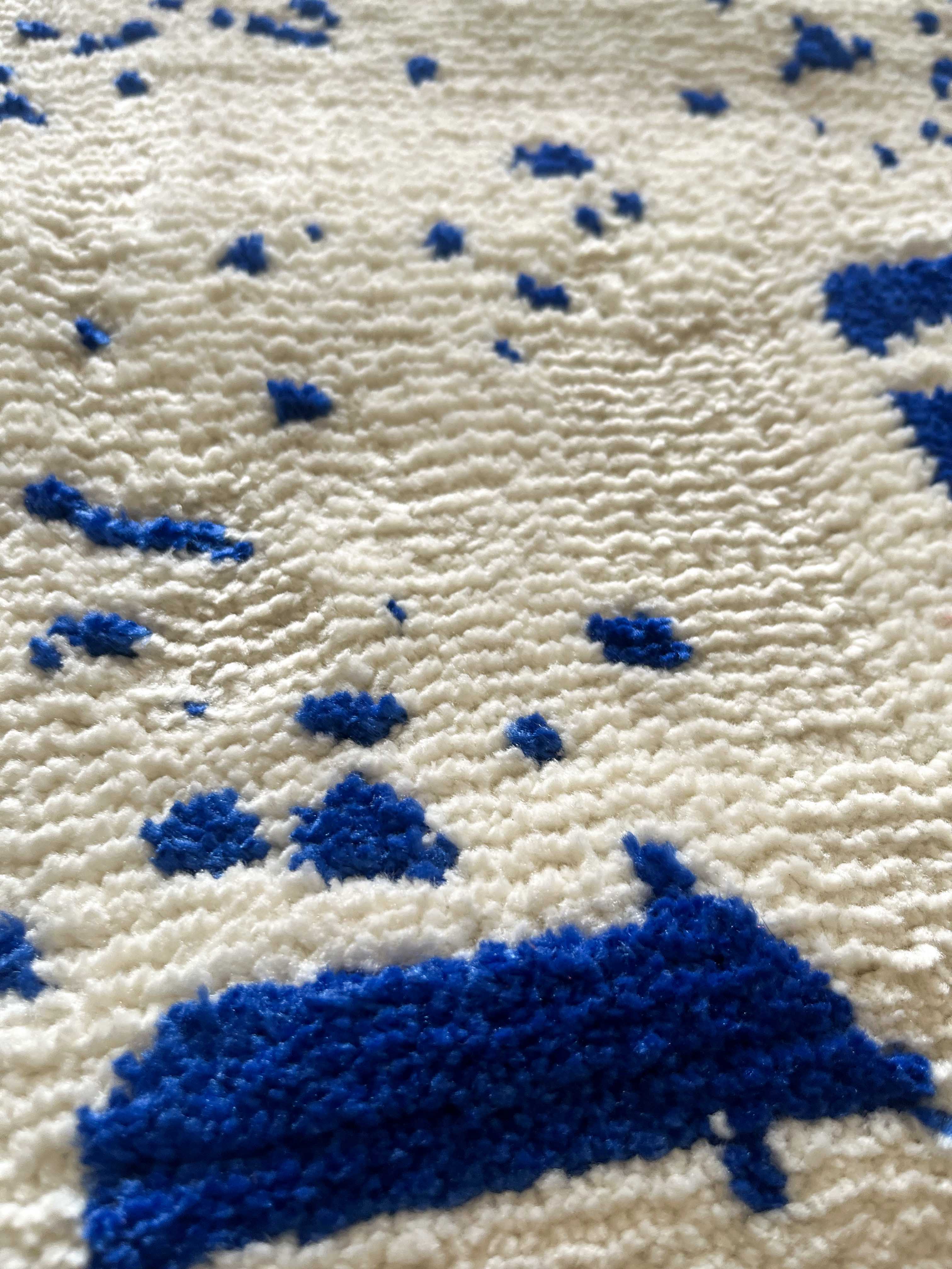 Good Things Take time Machine Made Custom Rug
