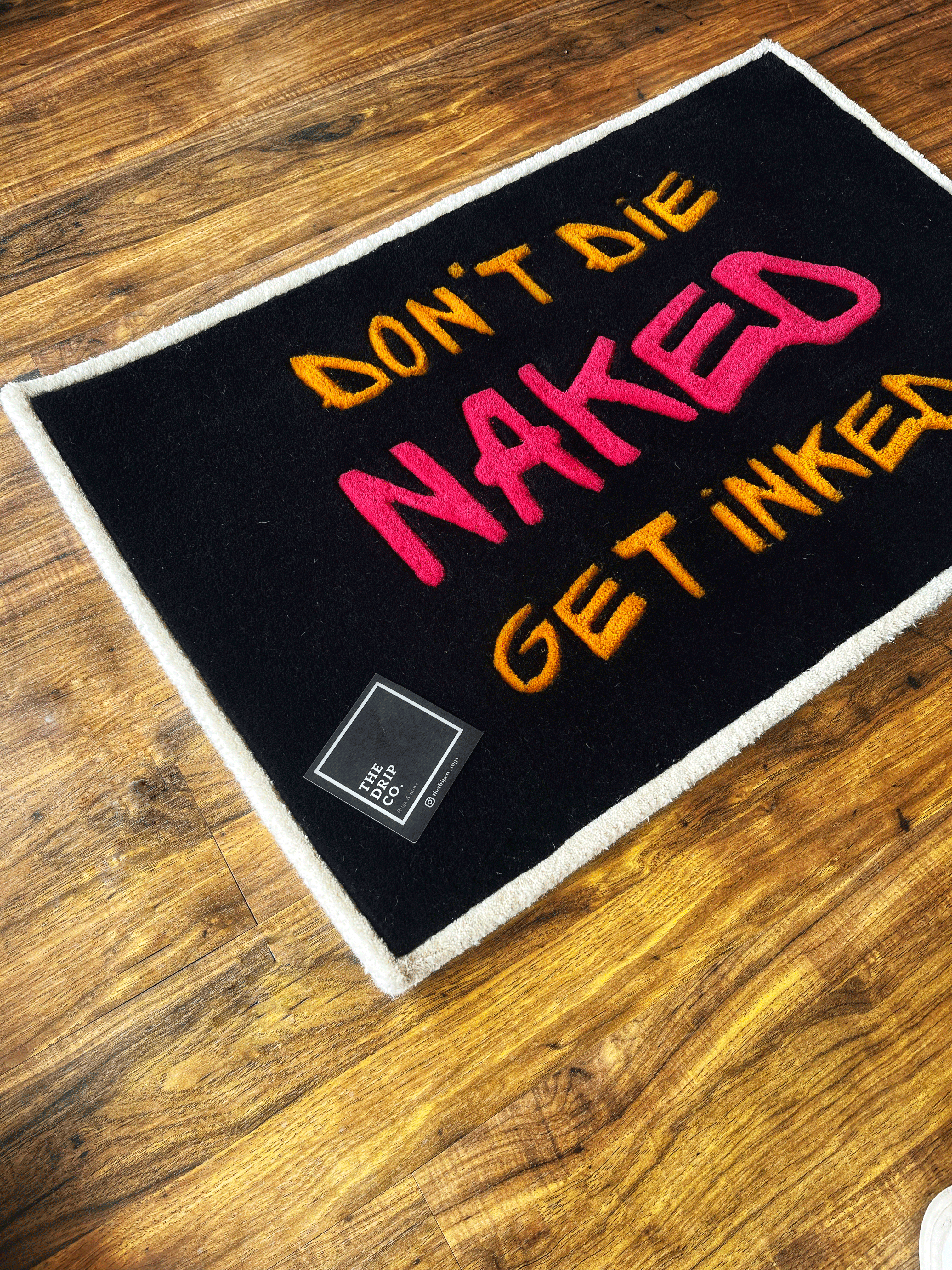 Get Inked Custom Rug