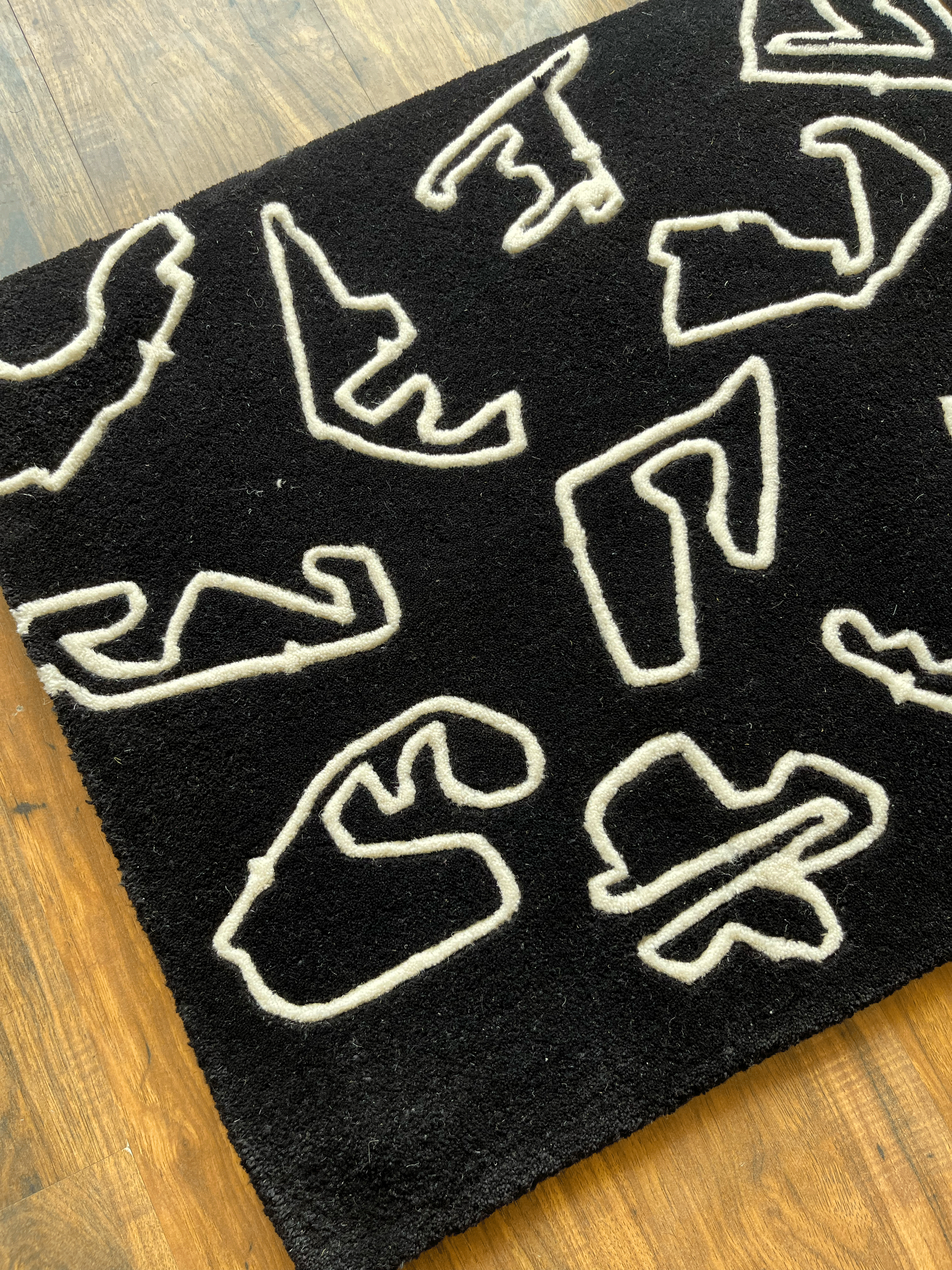 F1 Racing Circuits around the Globe Custom Rug