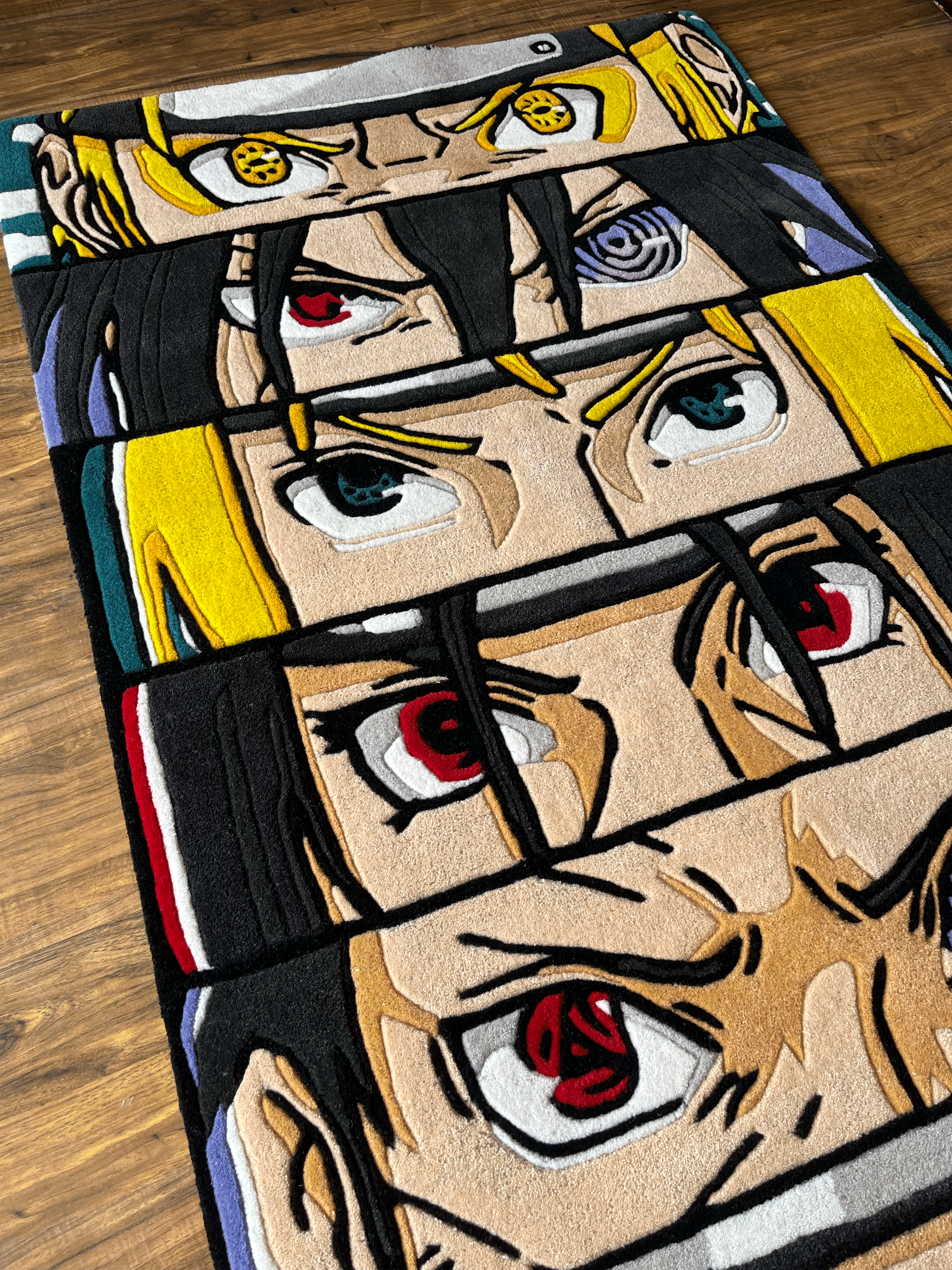 Legendary Eyes Custom Rug - Naruto - Hand Tufted Custom Rug