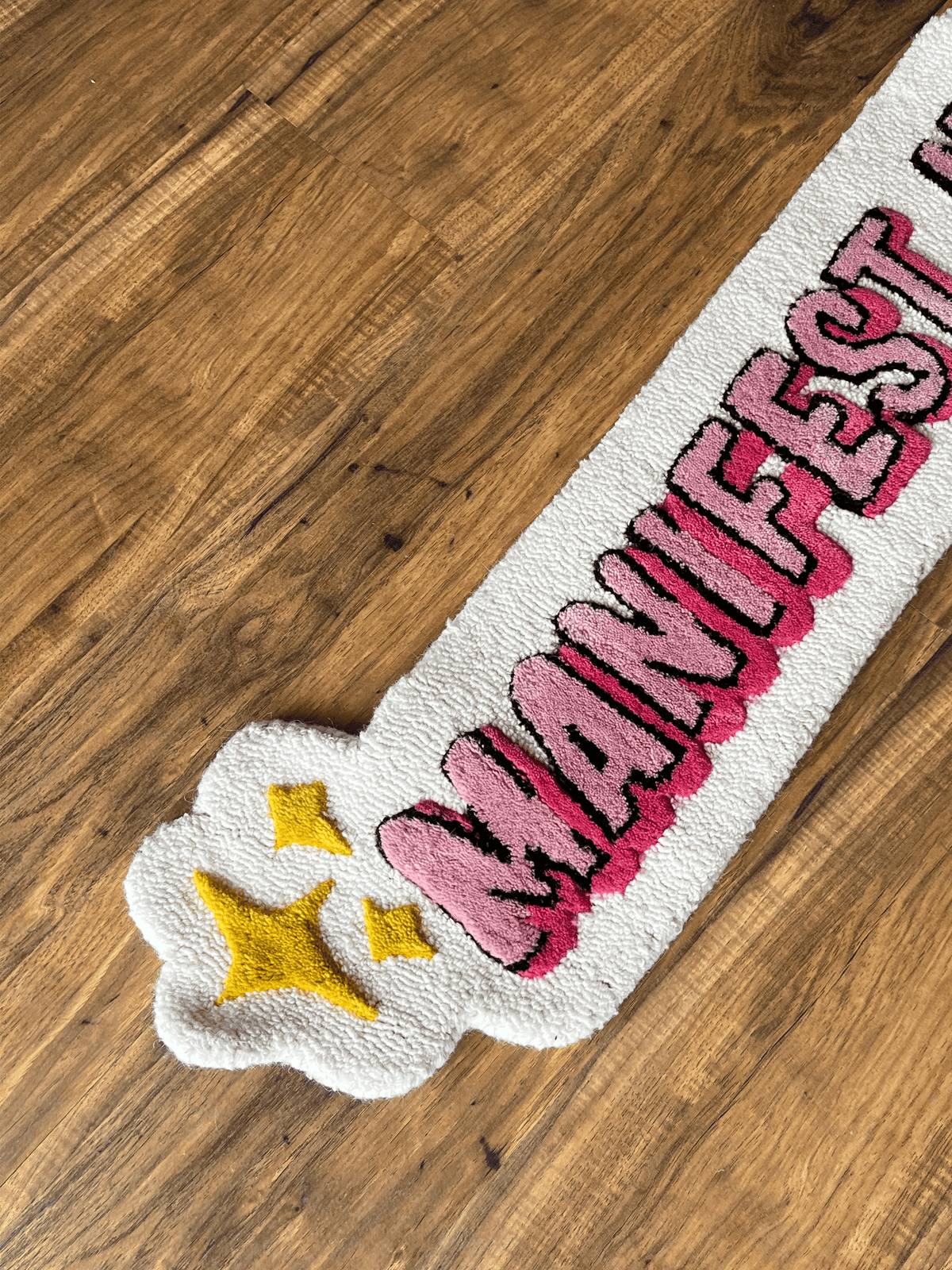 Manifest It Custom Rug