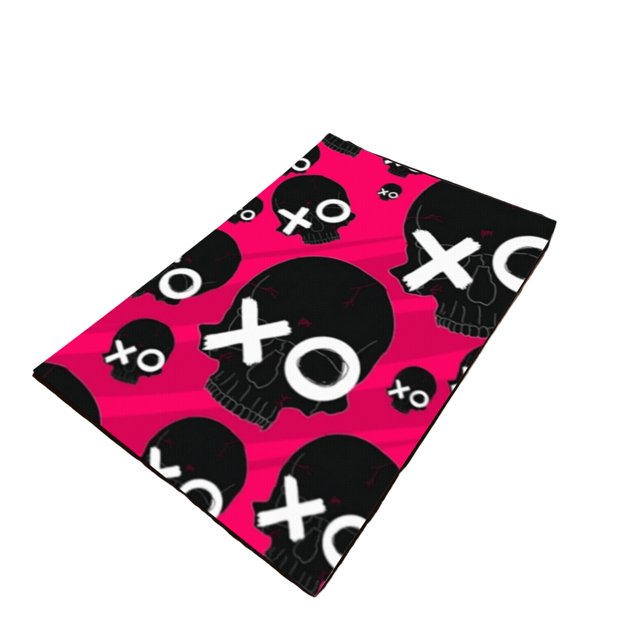 Pink Skull Washable Custom Rug