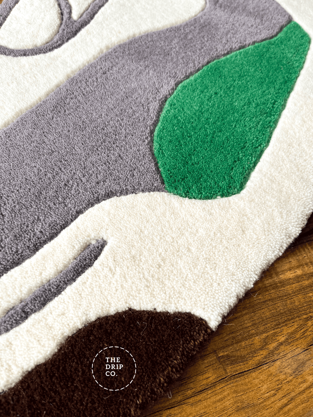 Green Custom Shoe Custom Rug