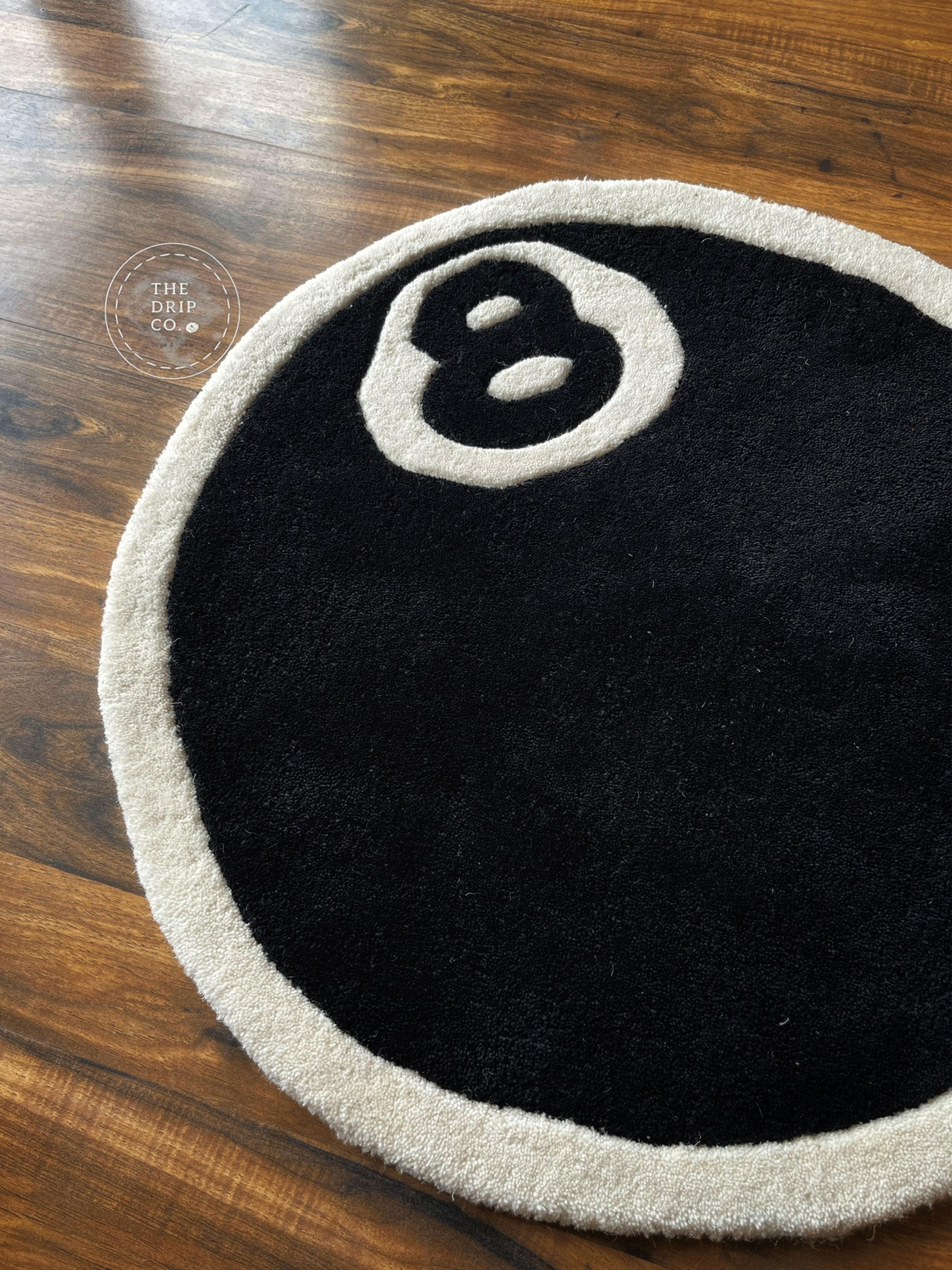 8 Ball Hand Tufted Custom Rug by The Drip Co.