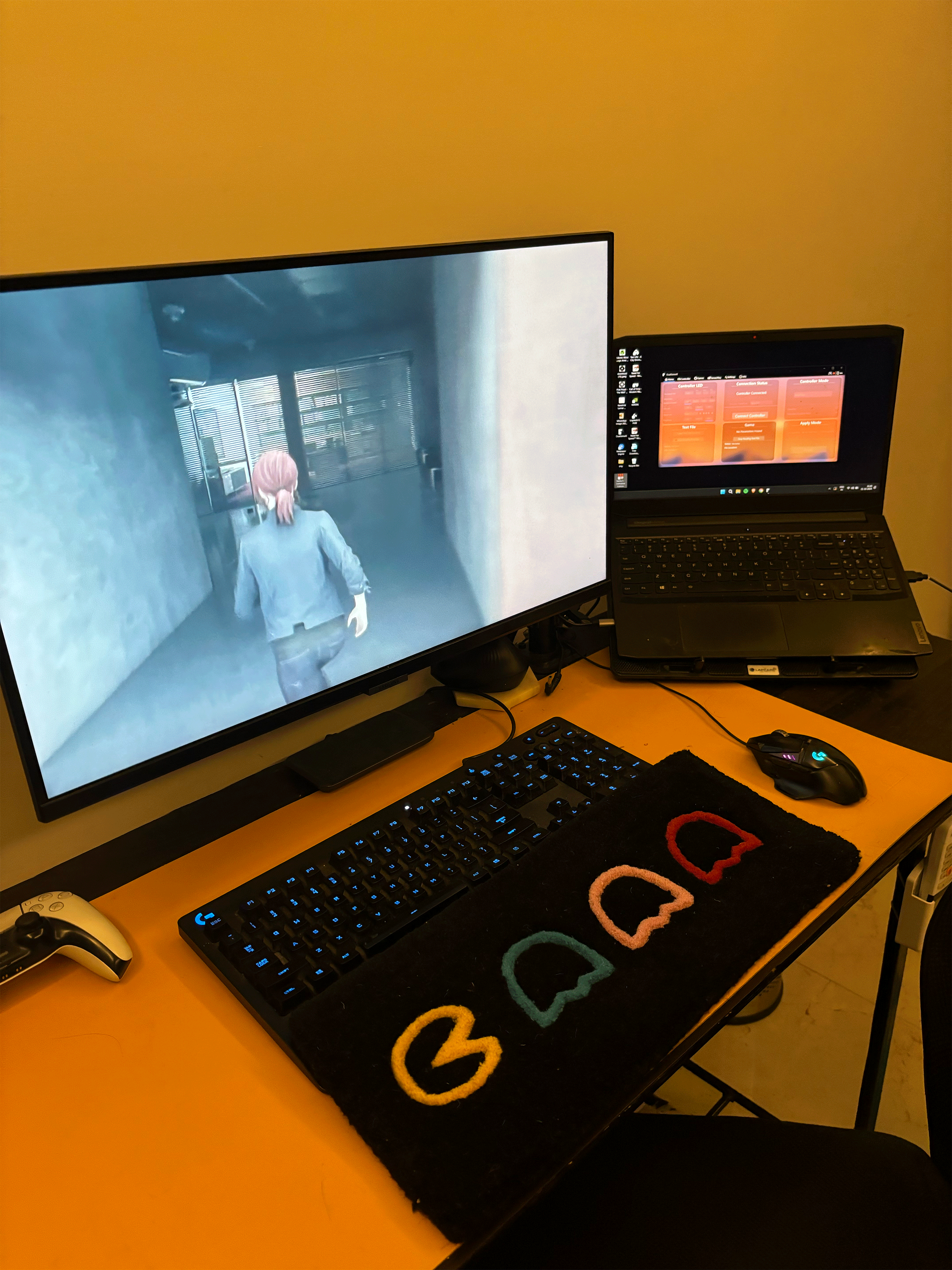 Pac-Man Keyboard Custom Rug