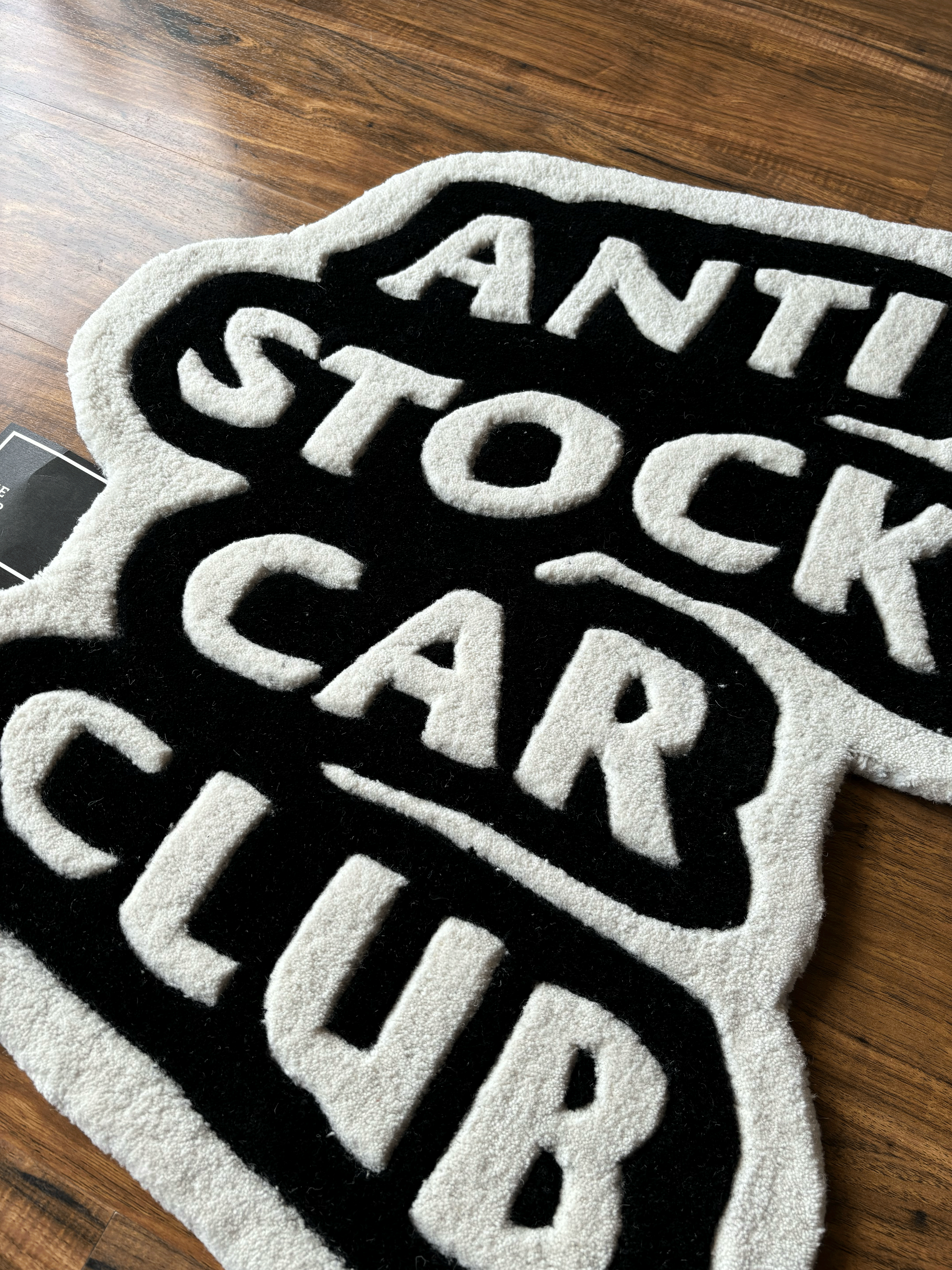 Anti Stock Car Club Hand Tufted Custom Rug by The Drip Co.