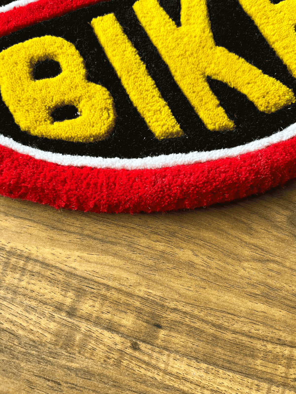 BadAss Biker Hand Tufted Custom Rug