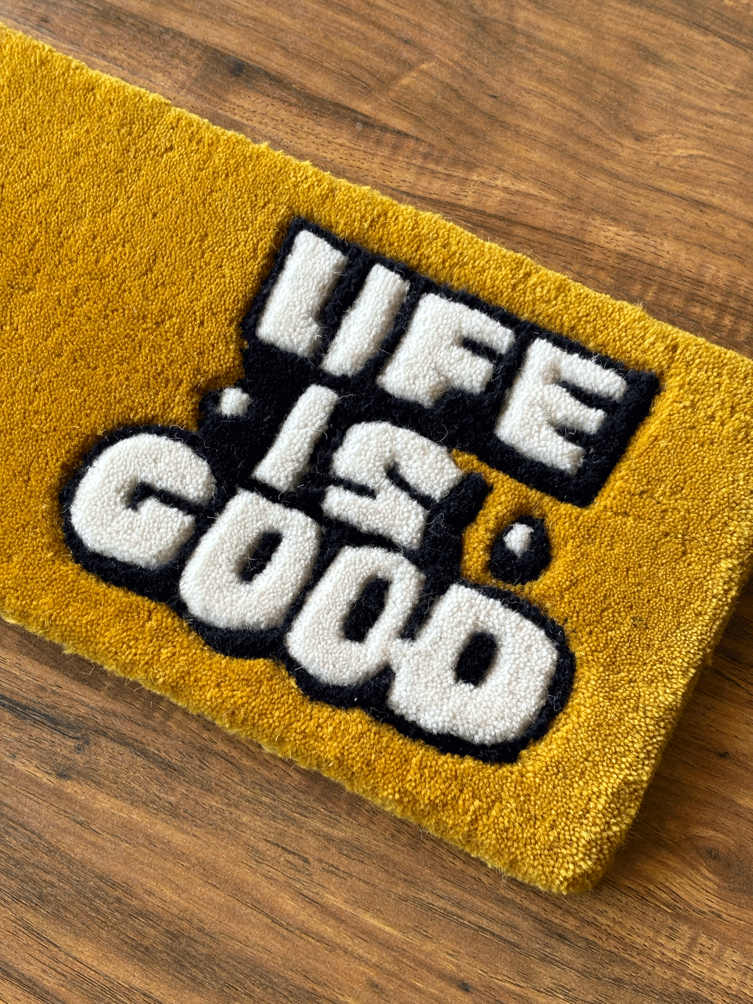 Life is good Keyboard Custom Rug
