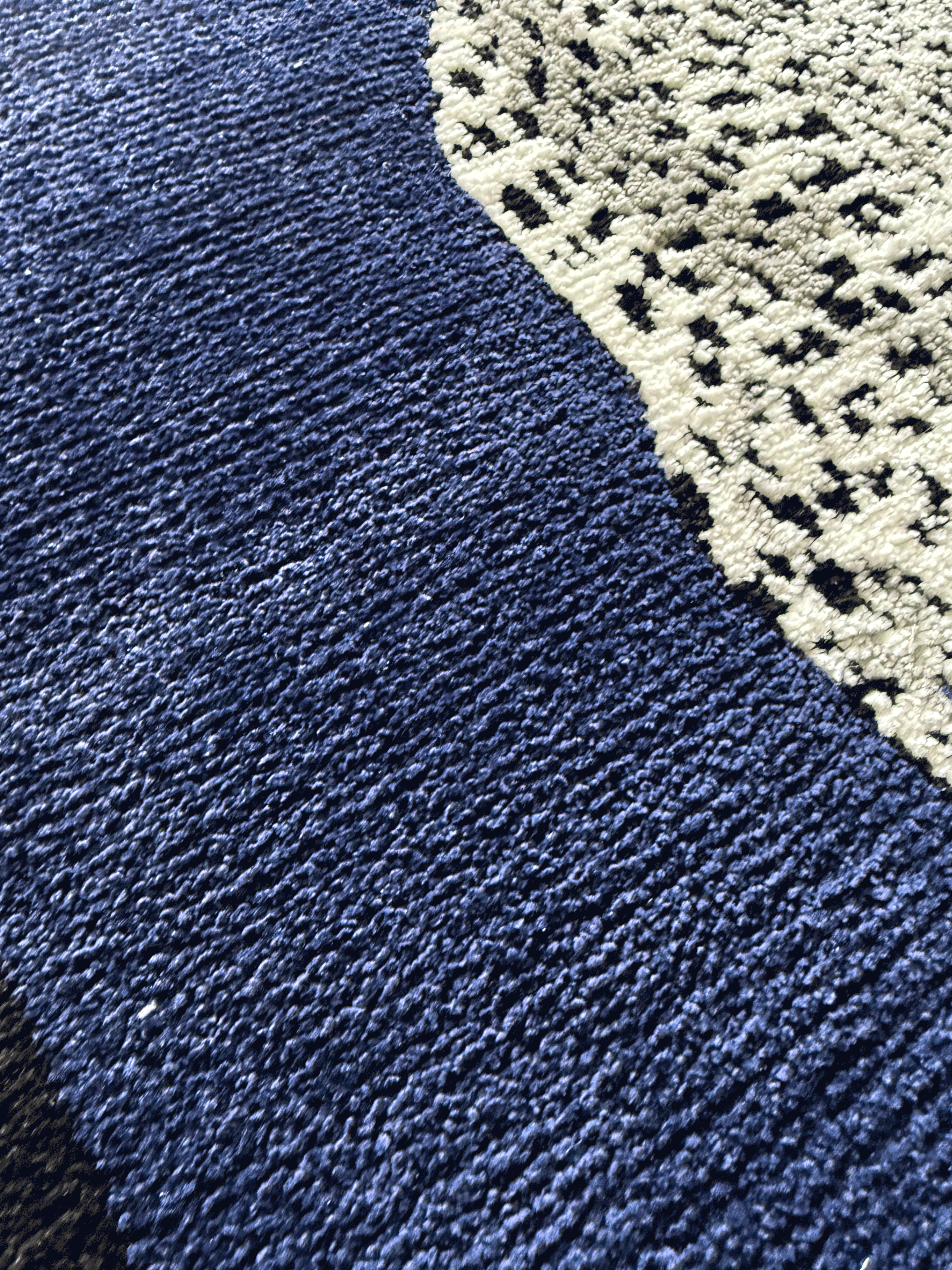 Royal White cheetah Machine Made Custom Rug