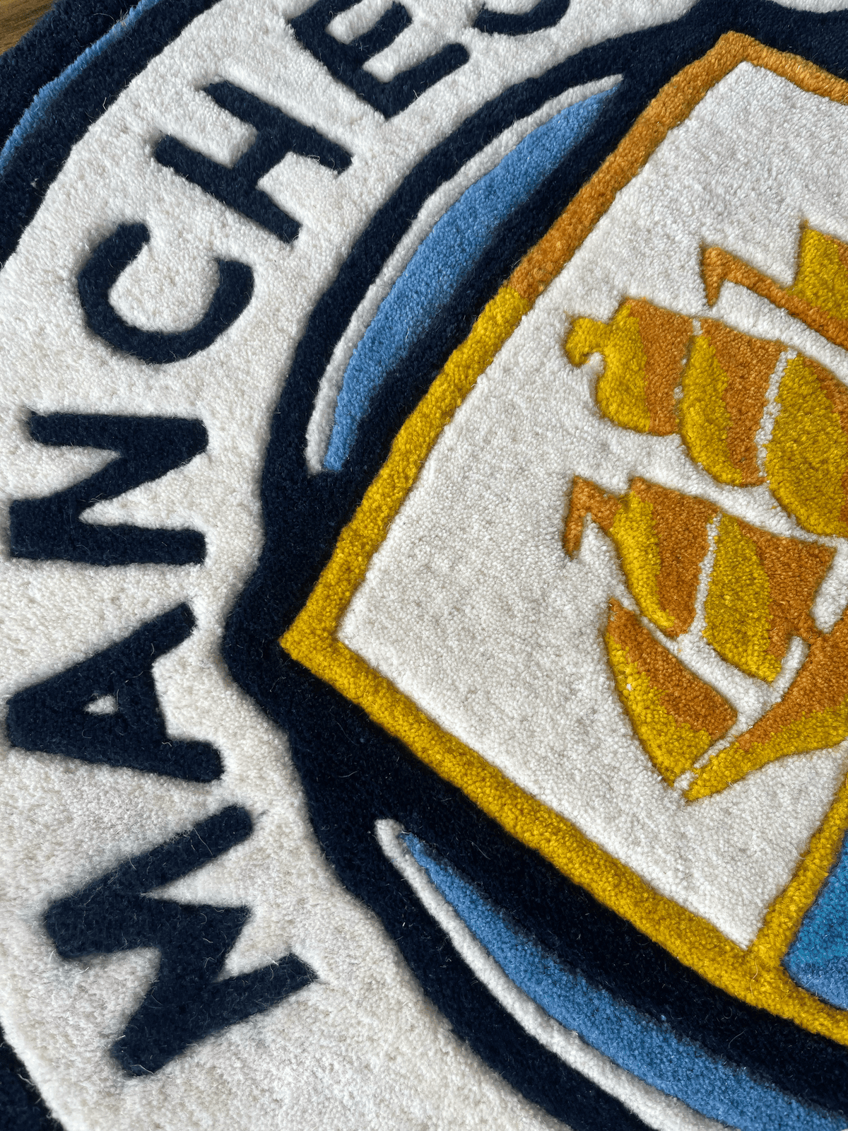 Man City fan Art Custom Rug