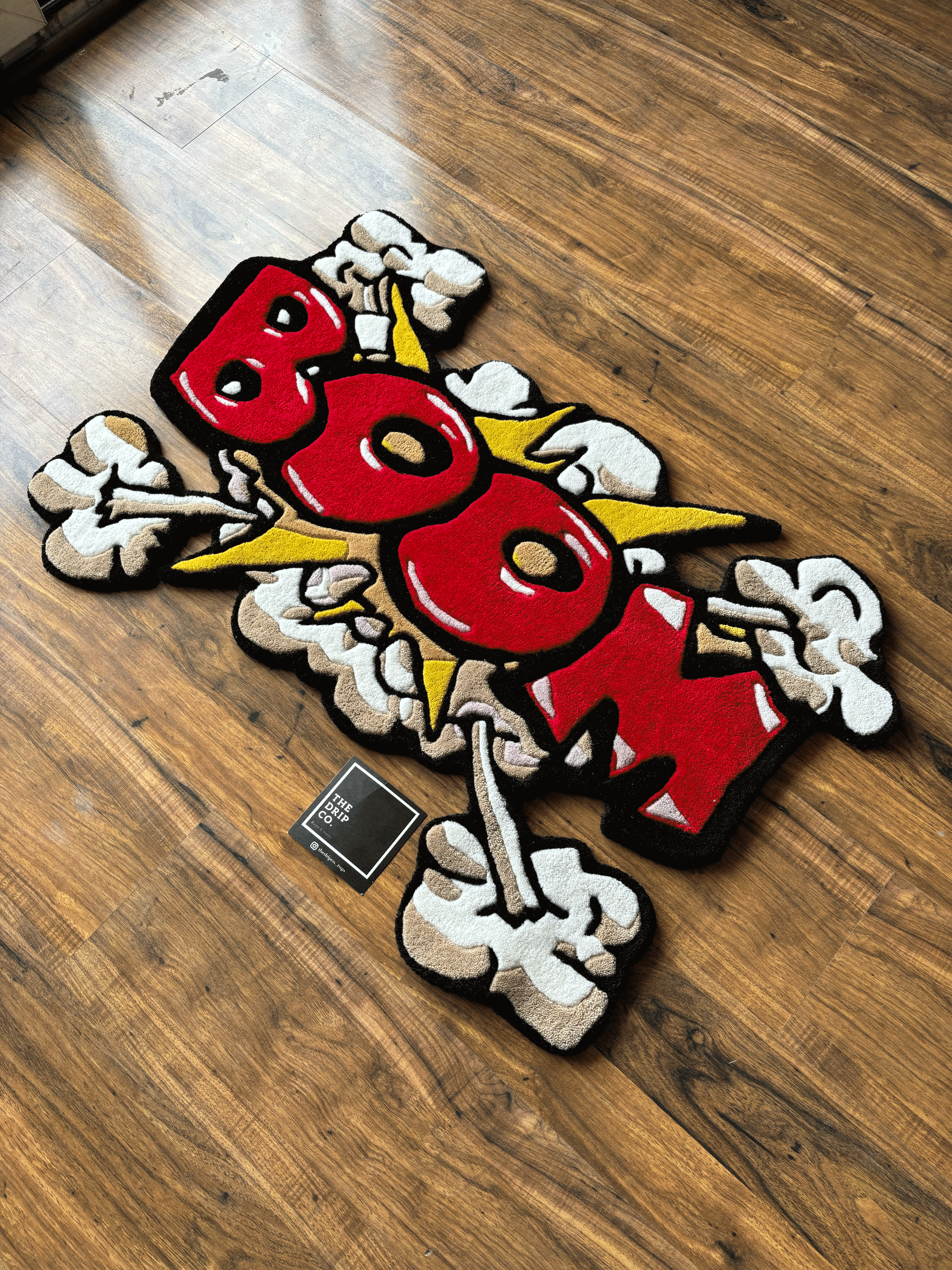 Boom Explosion Hand Tufted Custom Rug