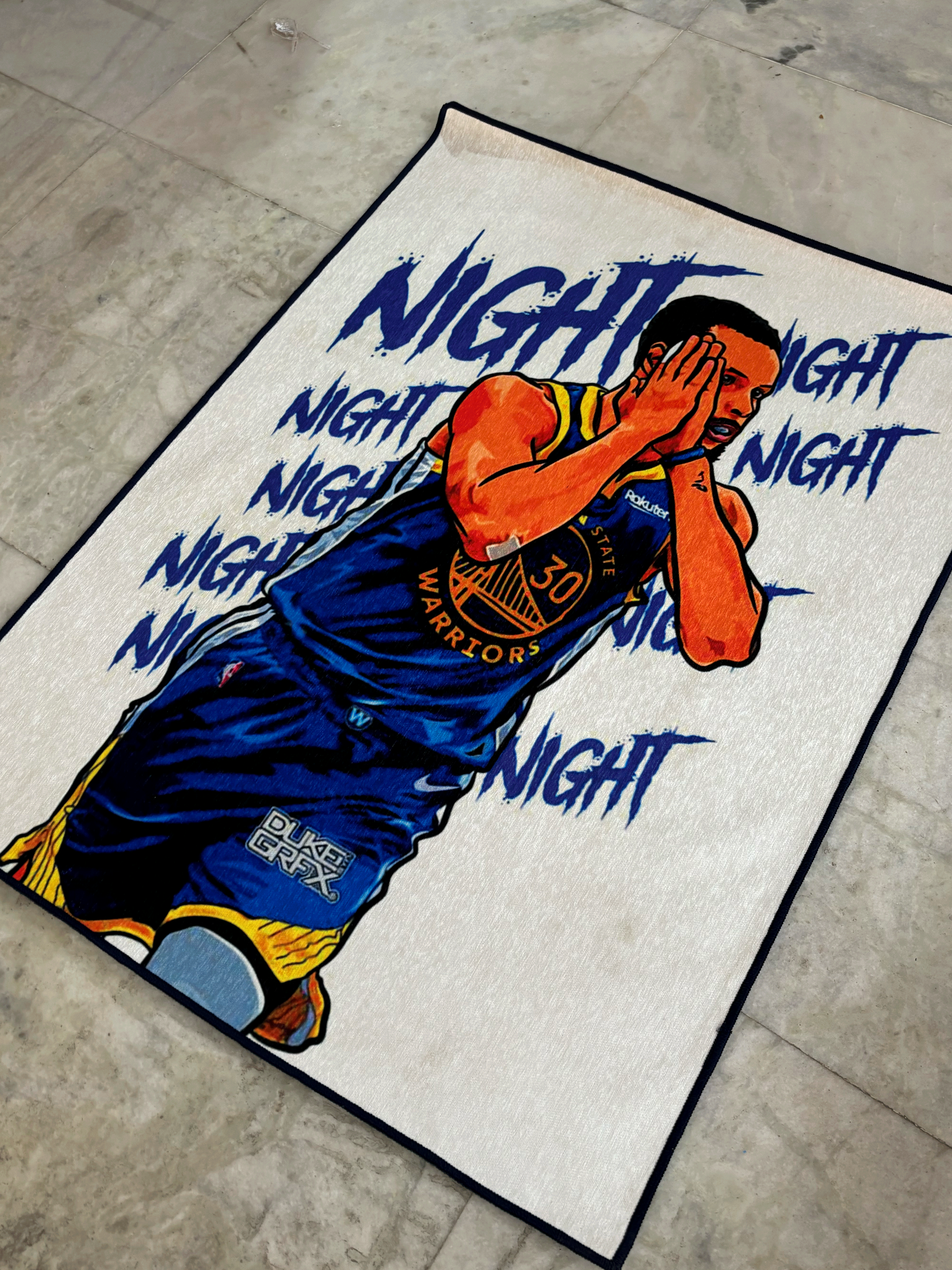 Stephen curry Washable Custom Rug