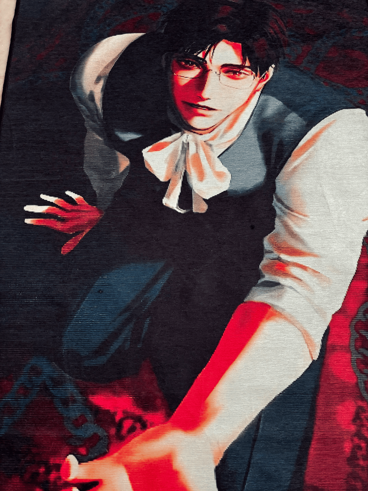 Servant sitting Washable Custom Rug