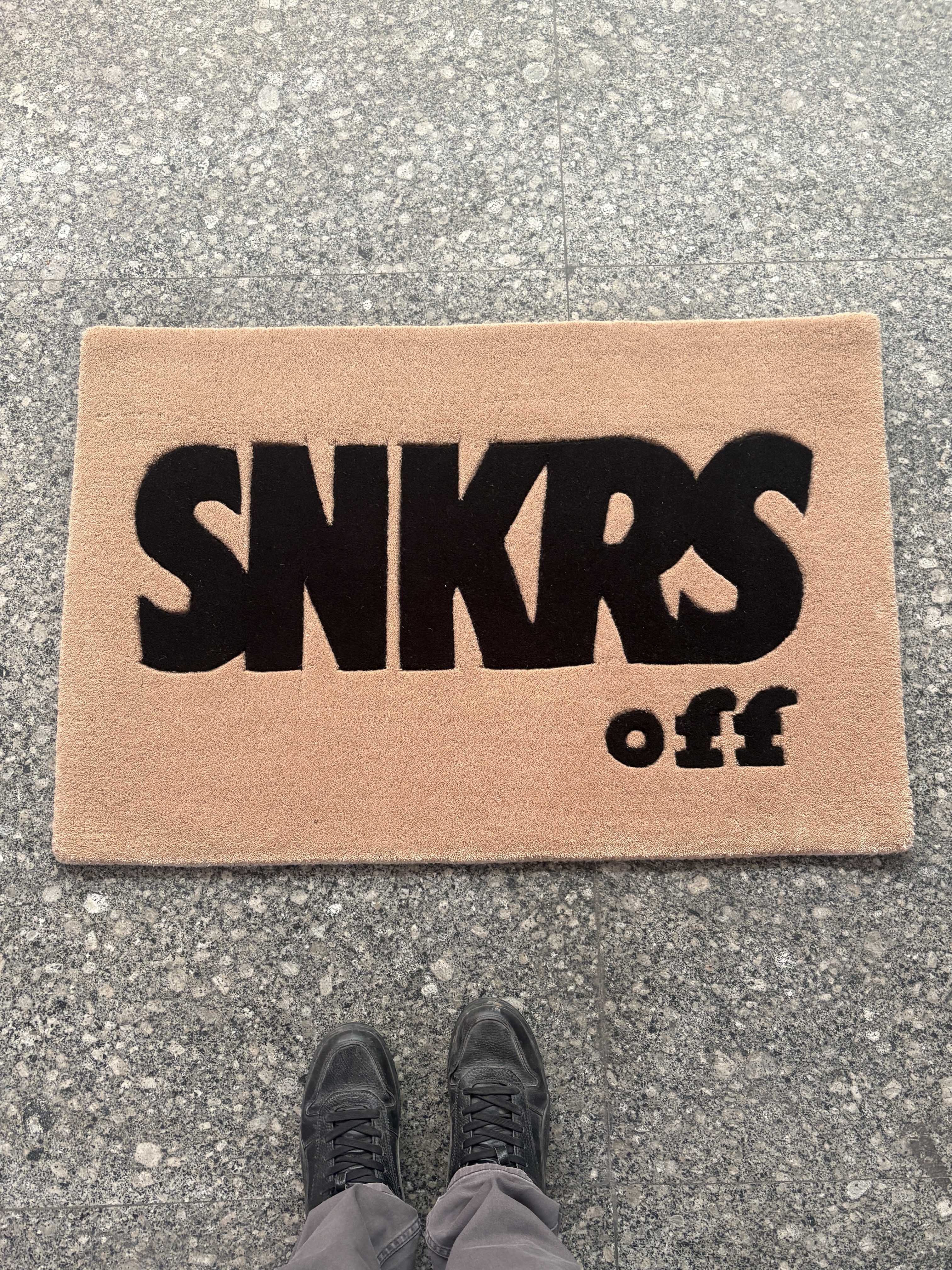 Sneakers Off Hand Tufted Rug