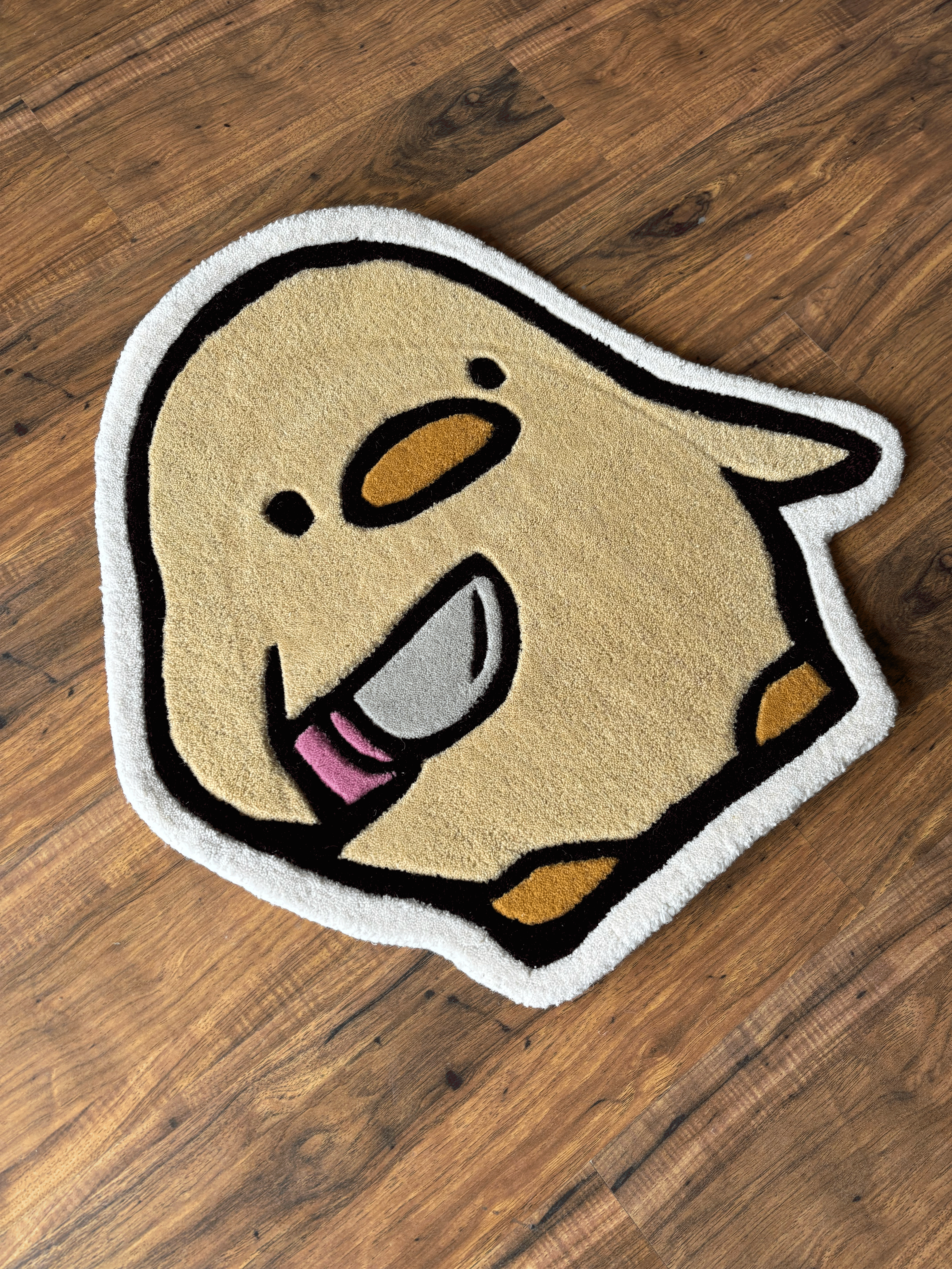 Cute Chicken Hand Tufted Custom Rug