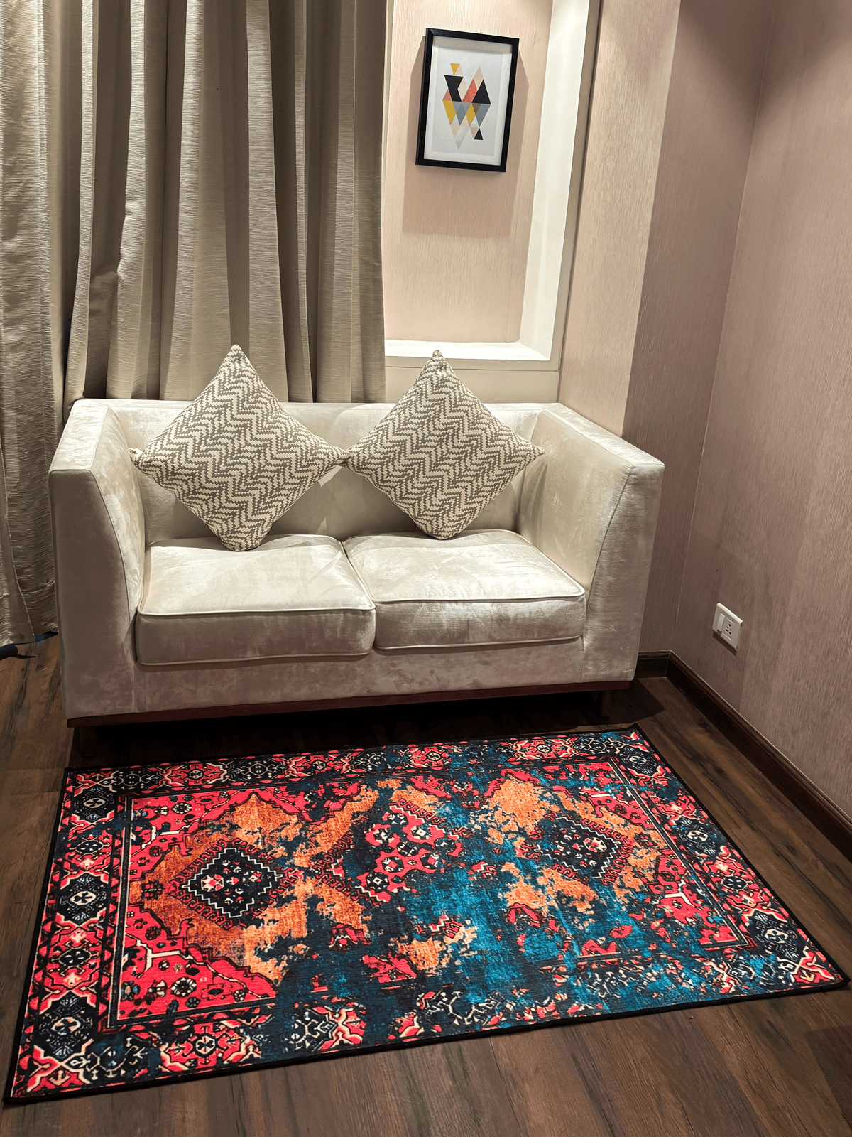 Traditional design Washable Custom Rug