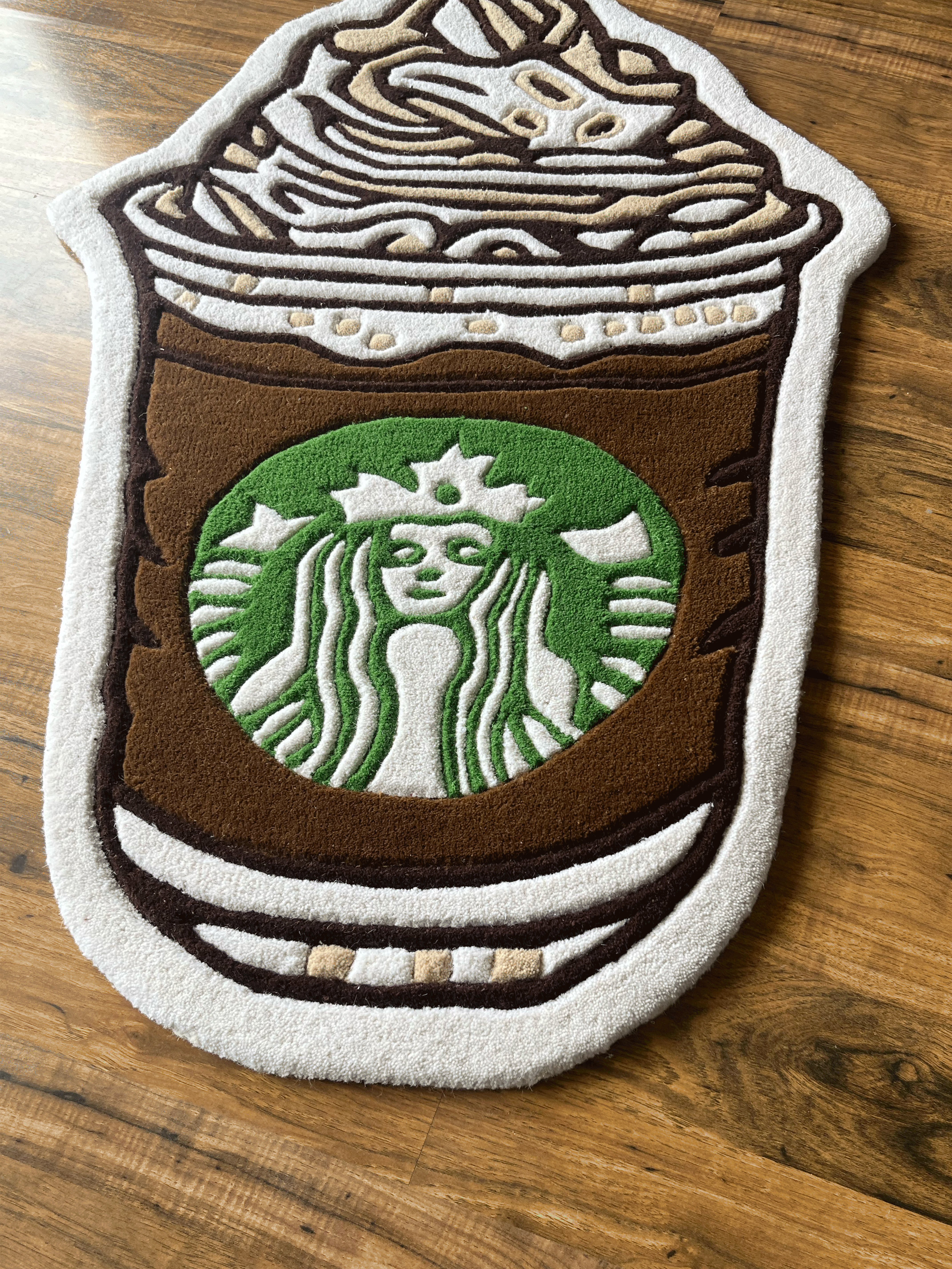 Coffee Cup Custom Rug