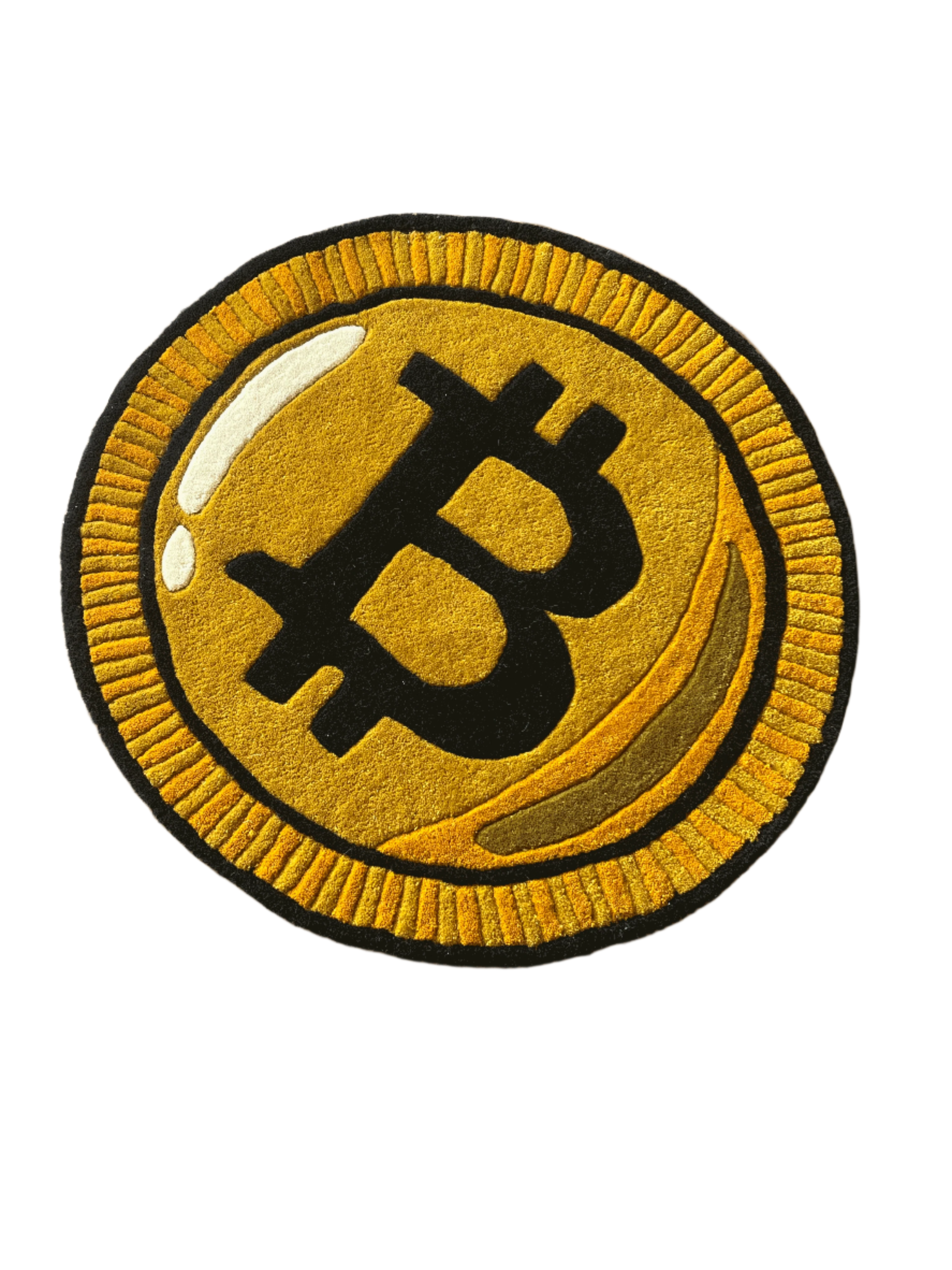 Crypto Currency Hand Tufted Custom Rug