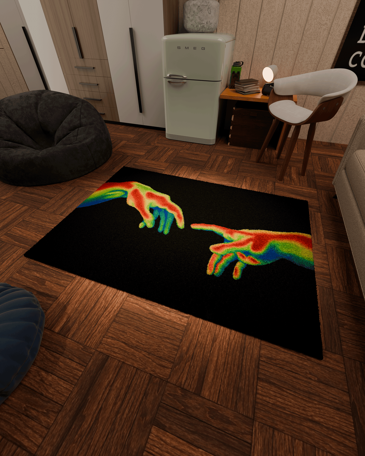 Love hands emotion Tufted Custom Rug